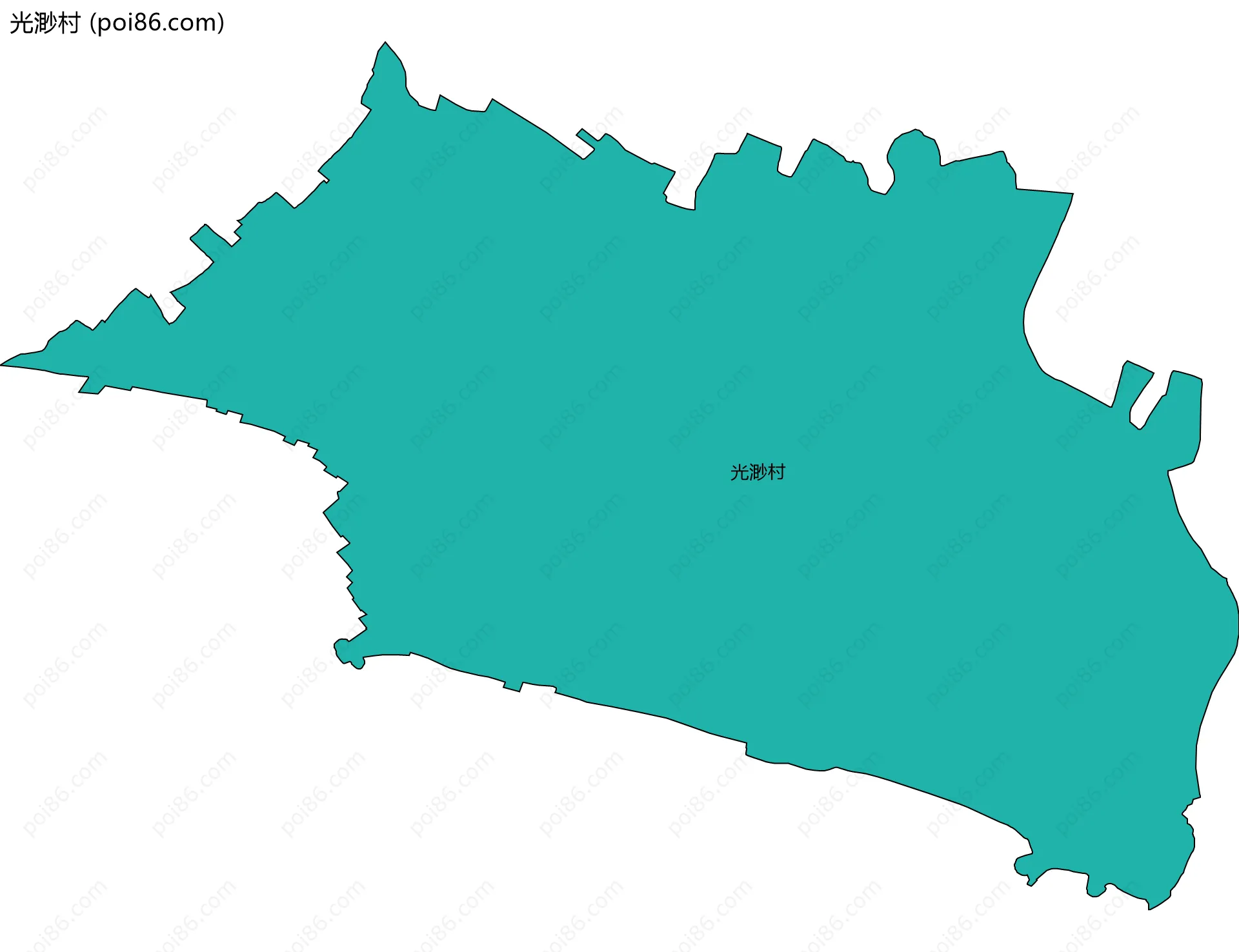 光渺村边界地图