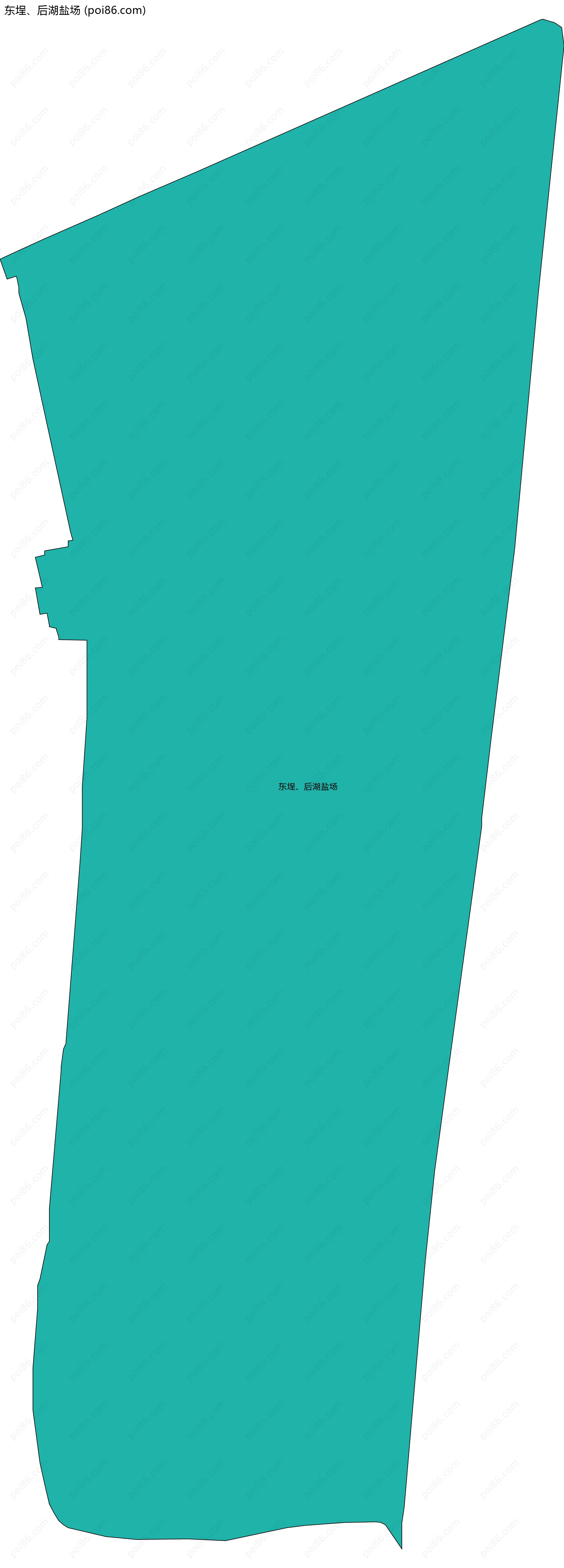 东埕、后湖盐场边界地图