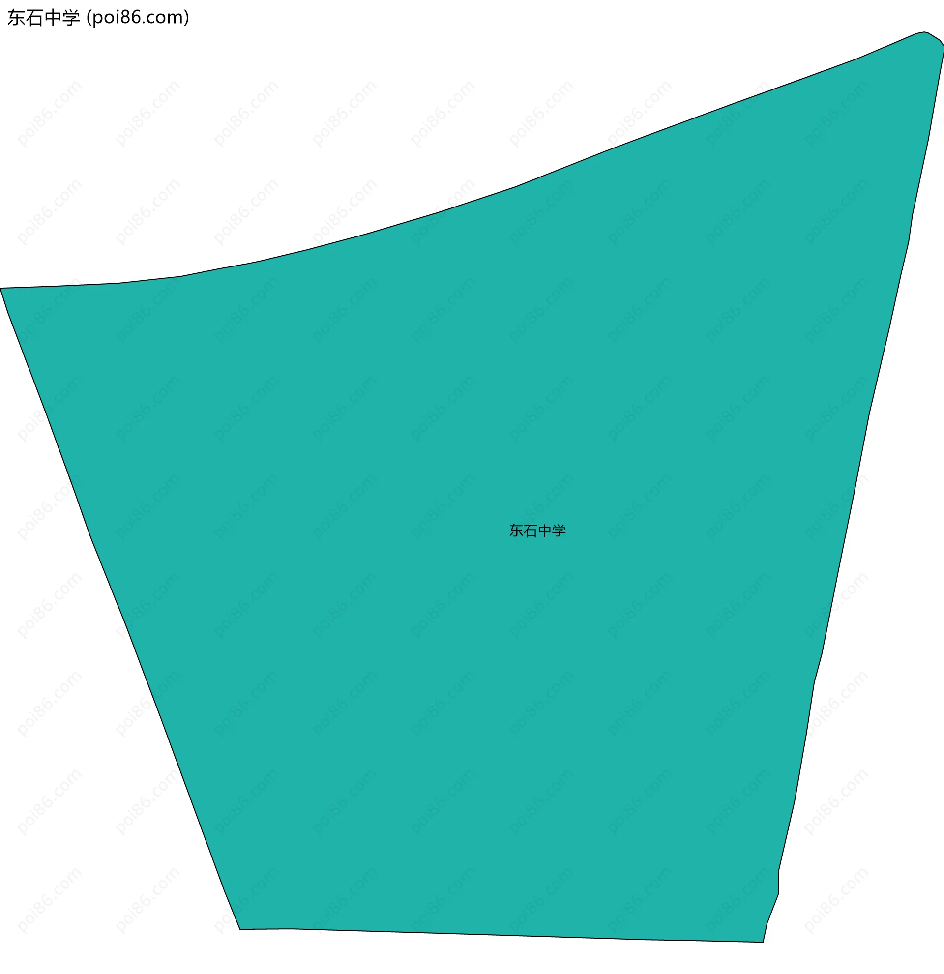 东石中学边界地图