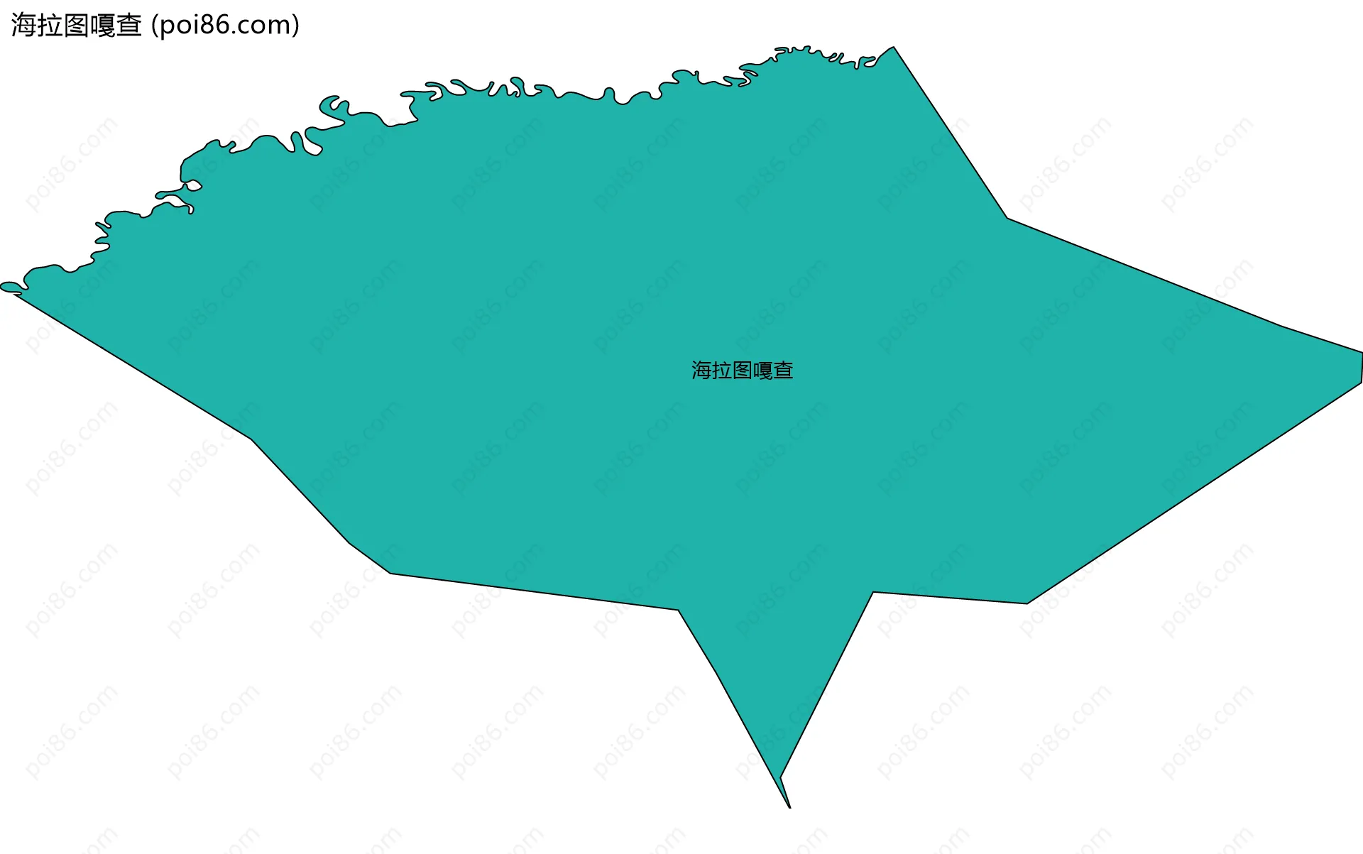 海拉图嘎查边界地图