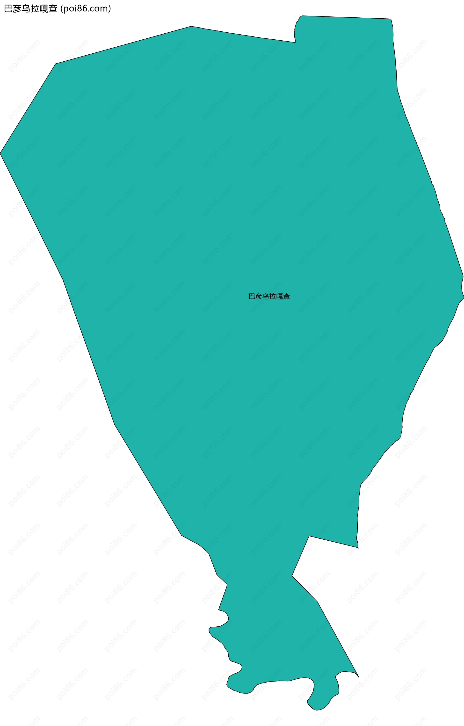 巴彦乌拉嘎查边界地图