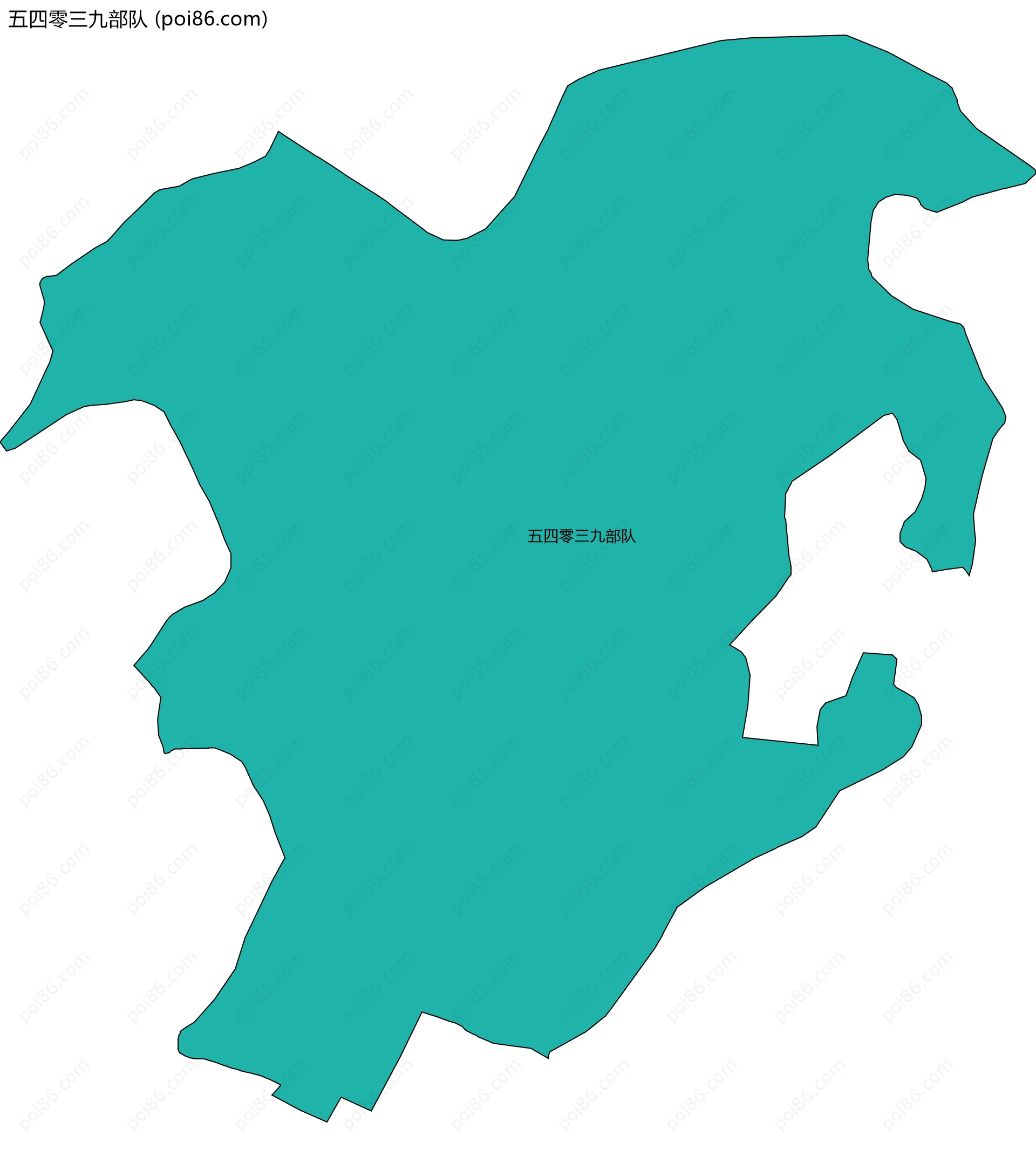 五四零三九部队边界地图