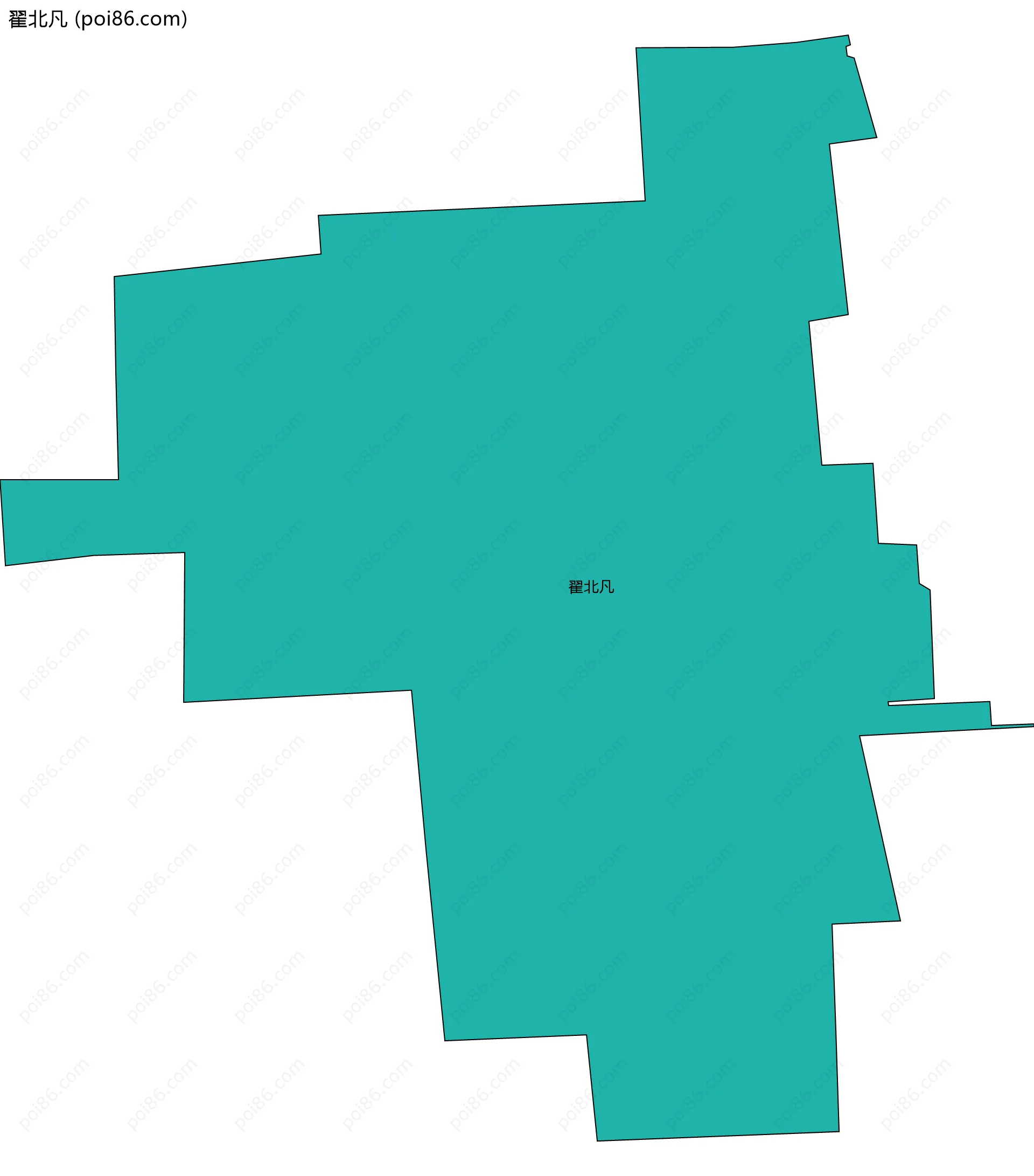 翟北凡边界地图