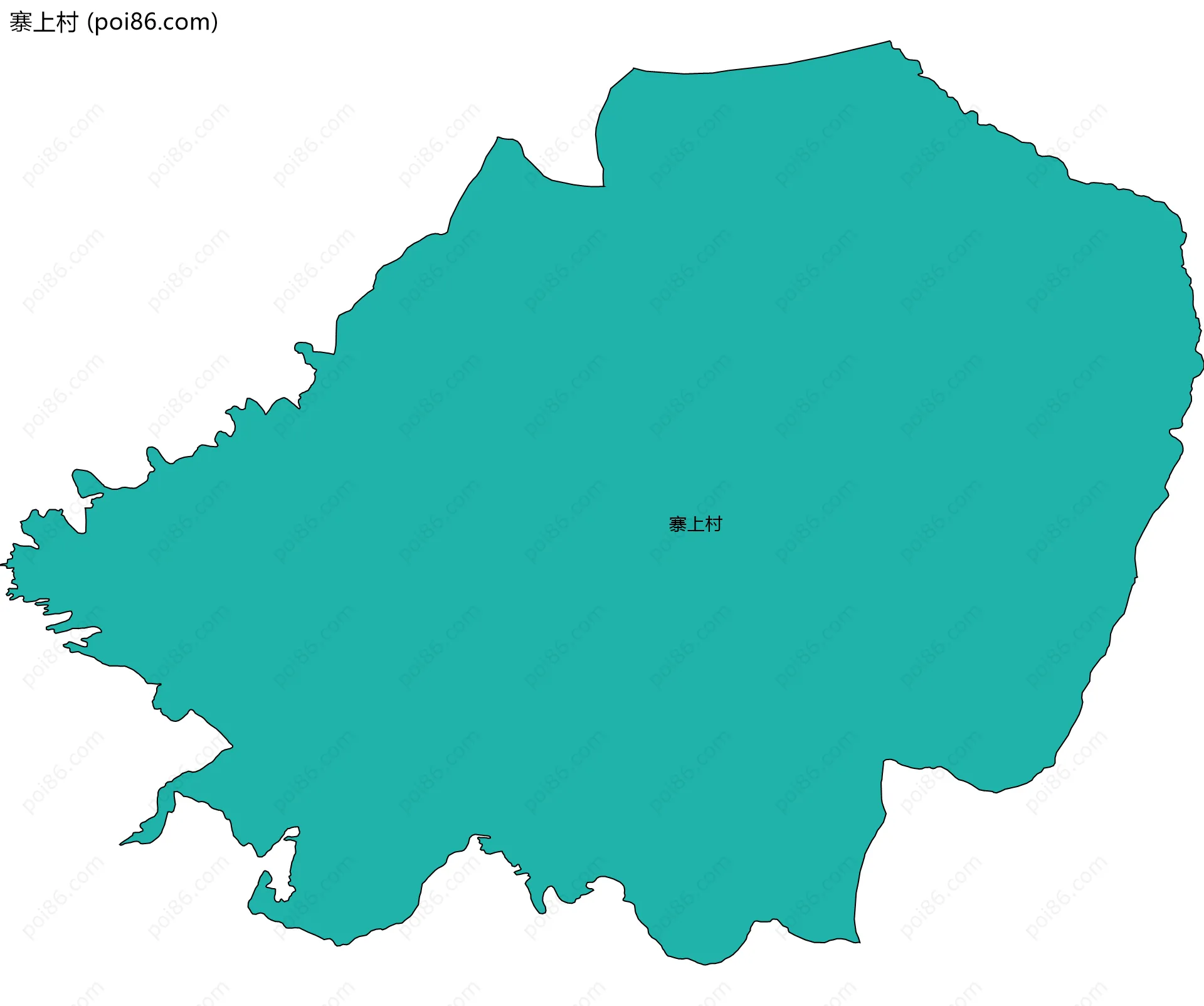 寨上村边界地图