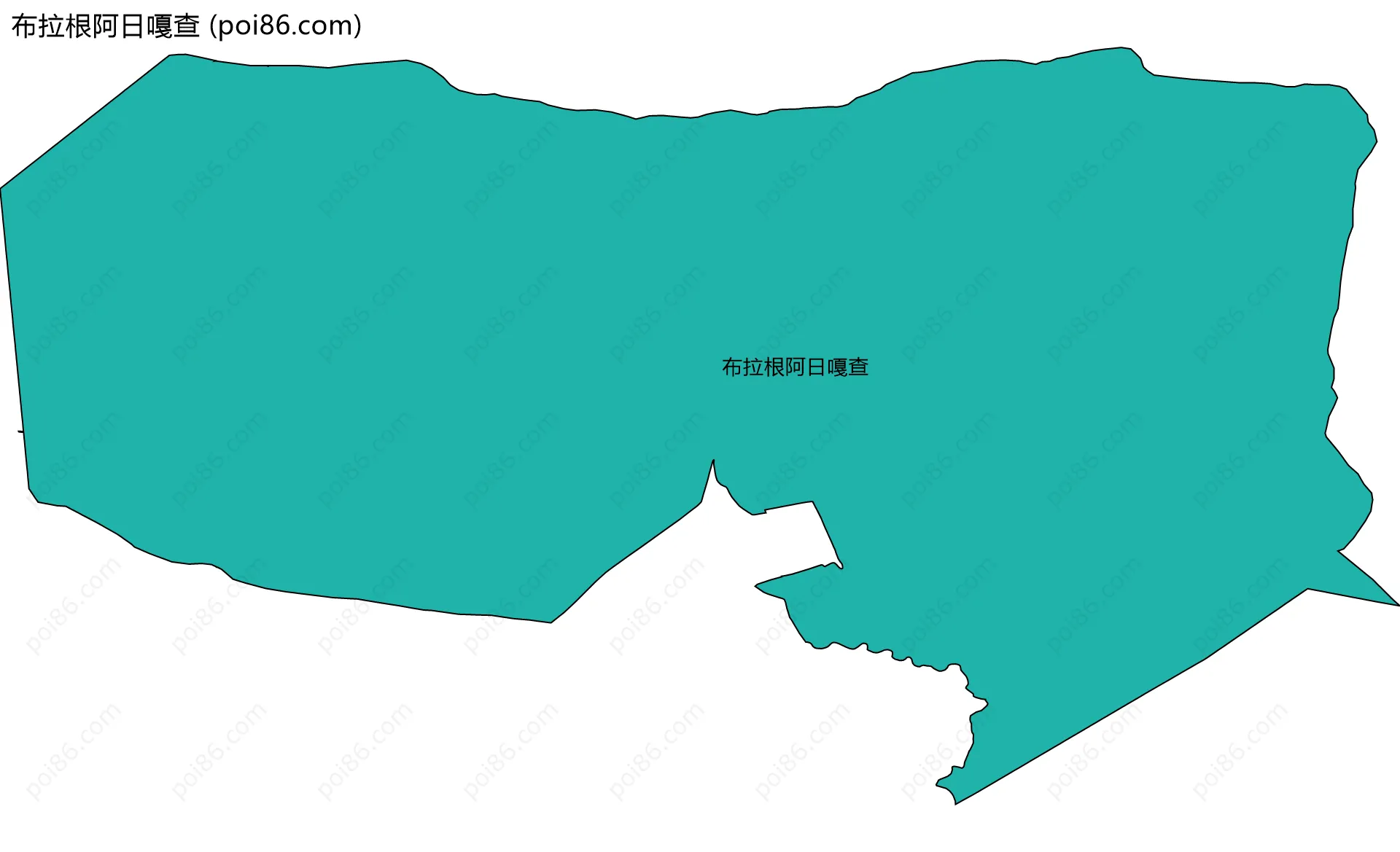 布拉根阿日嘎查边界地图
