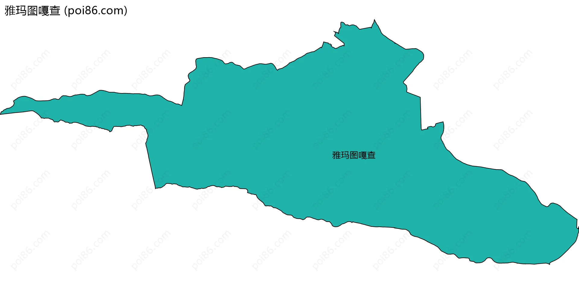 雅玛图嘎查边界地图