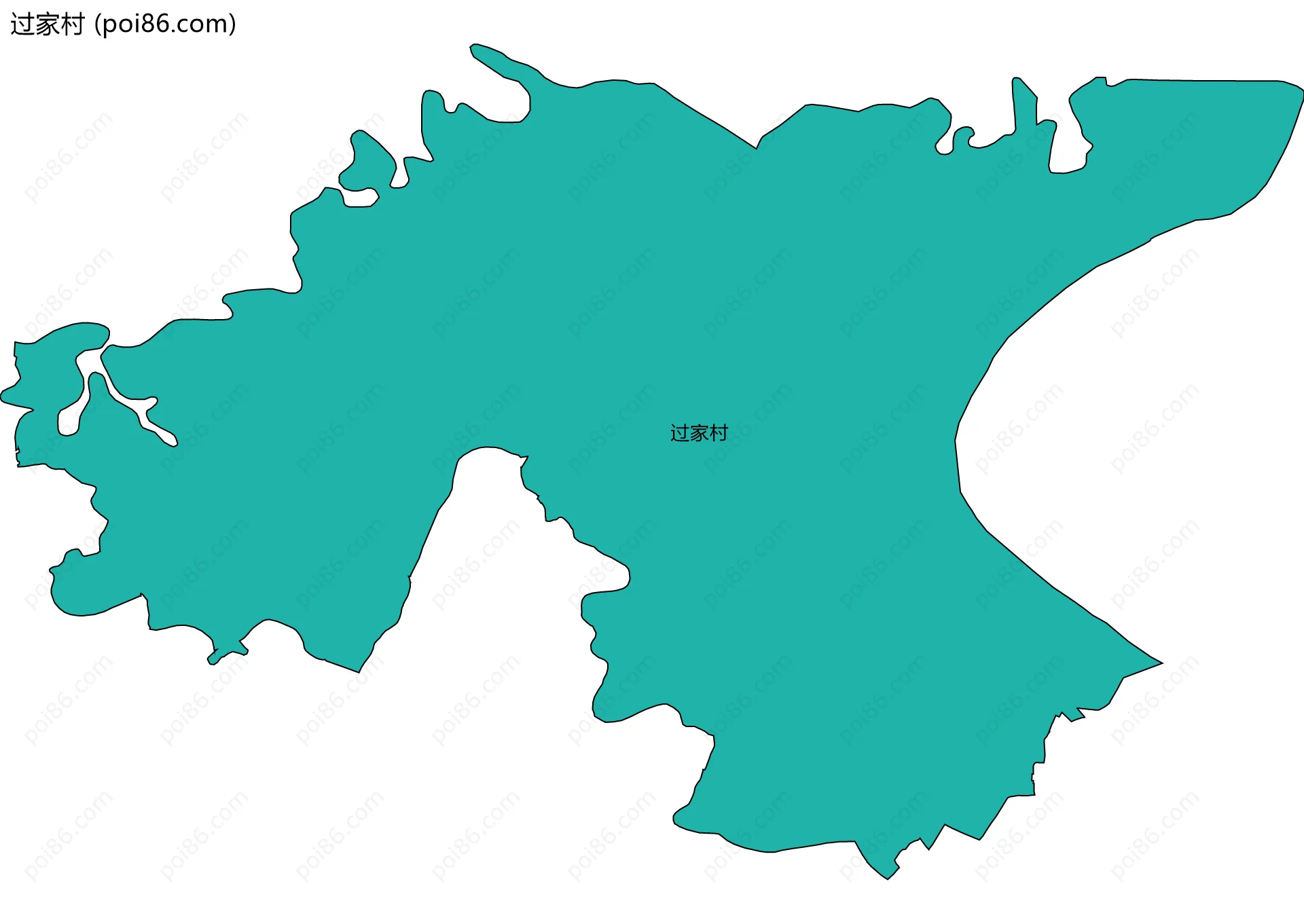 过家村边界地图