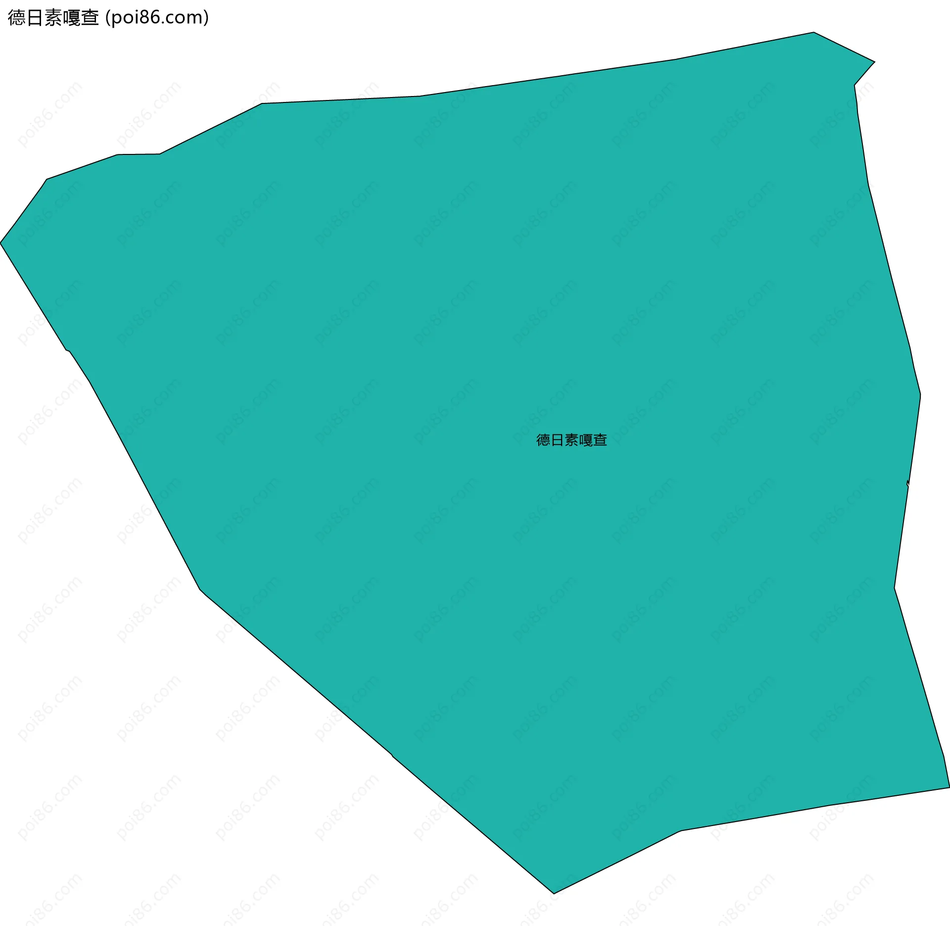德日素嘎查边界地图
