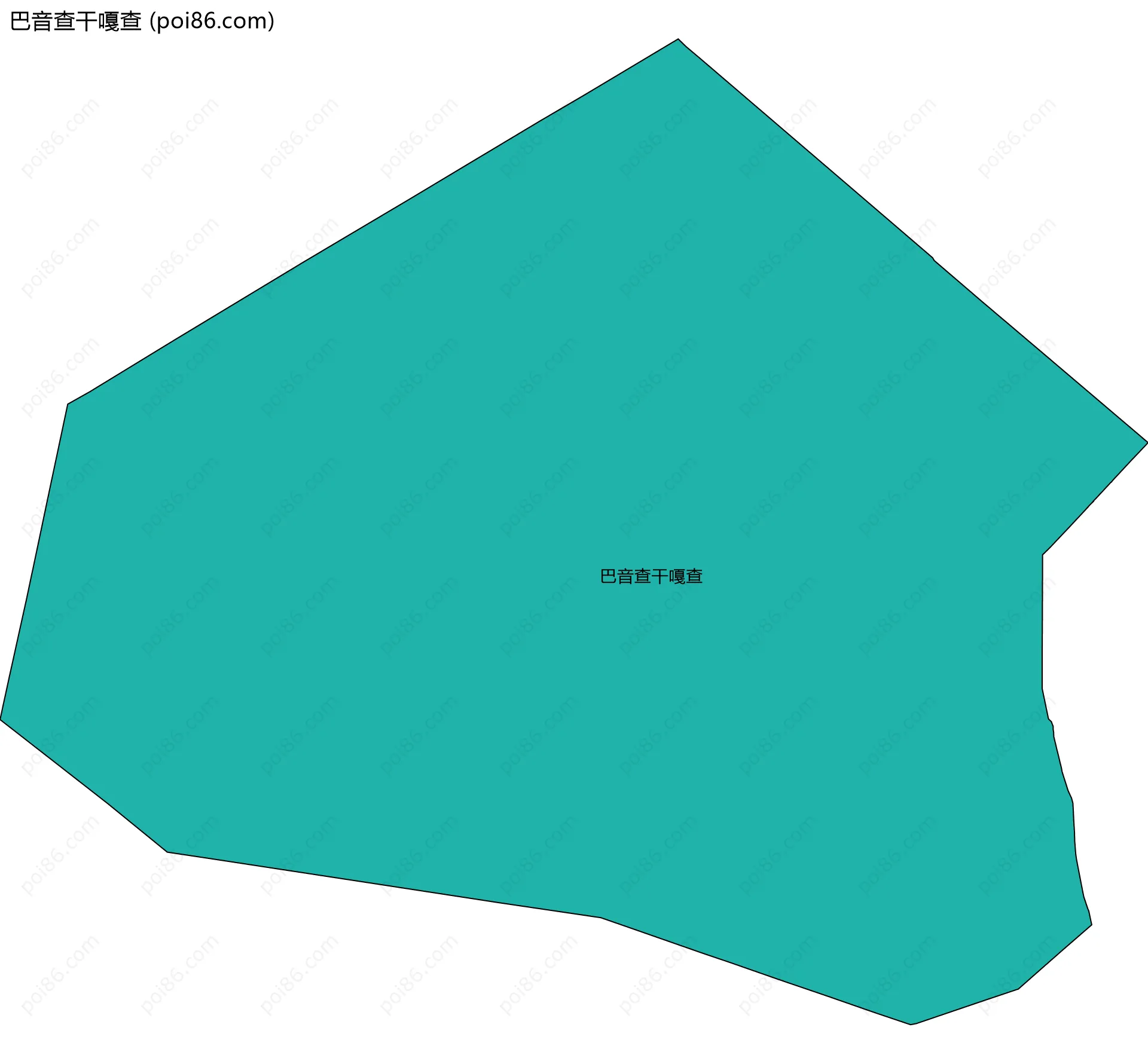 巴音查干嘎查边界地图