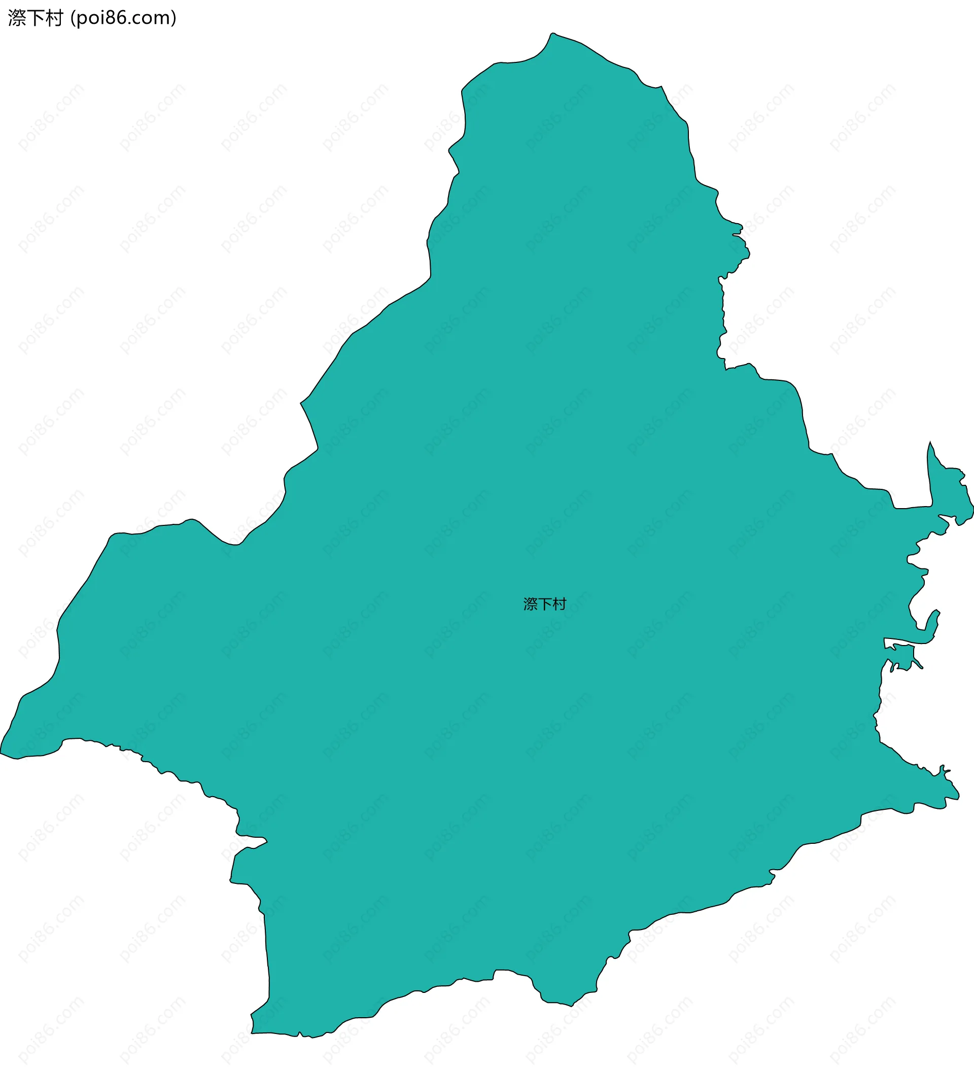 漈下村边界地图