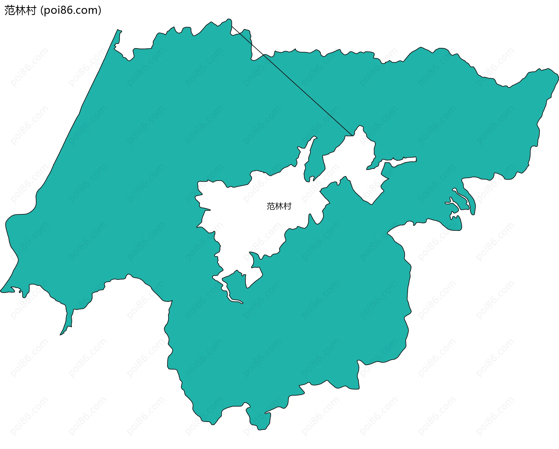范林村边界地图