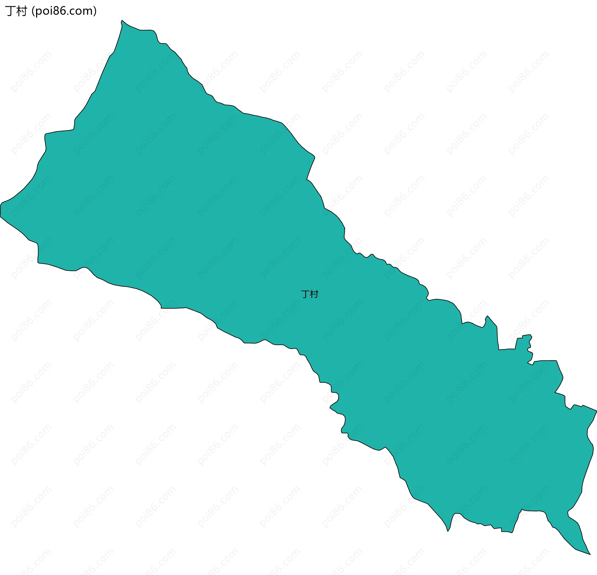 丁村边界地图
