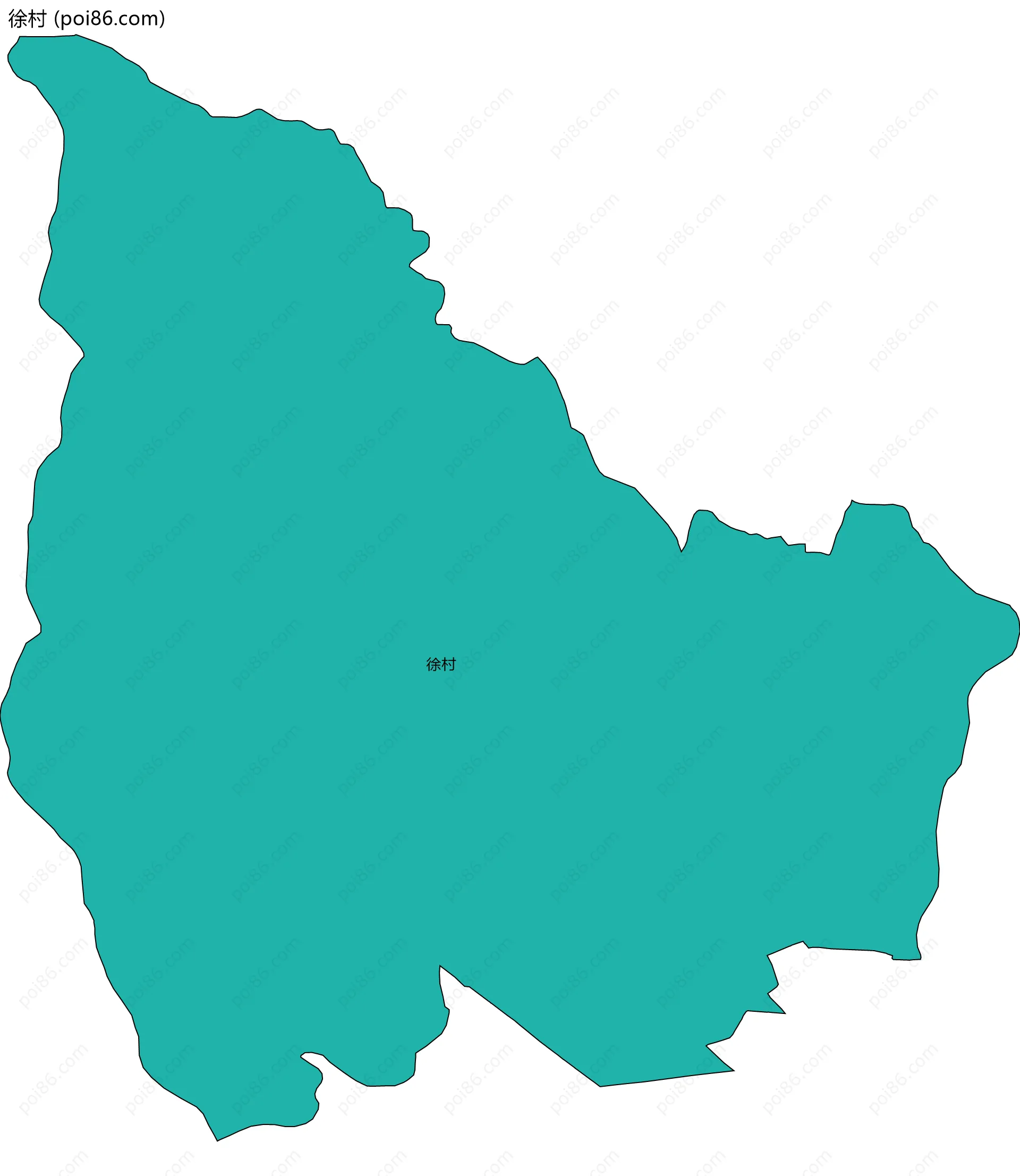 徐村边界地图