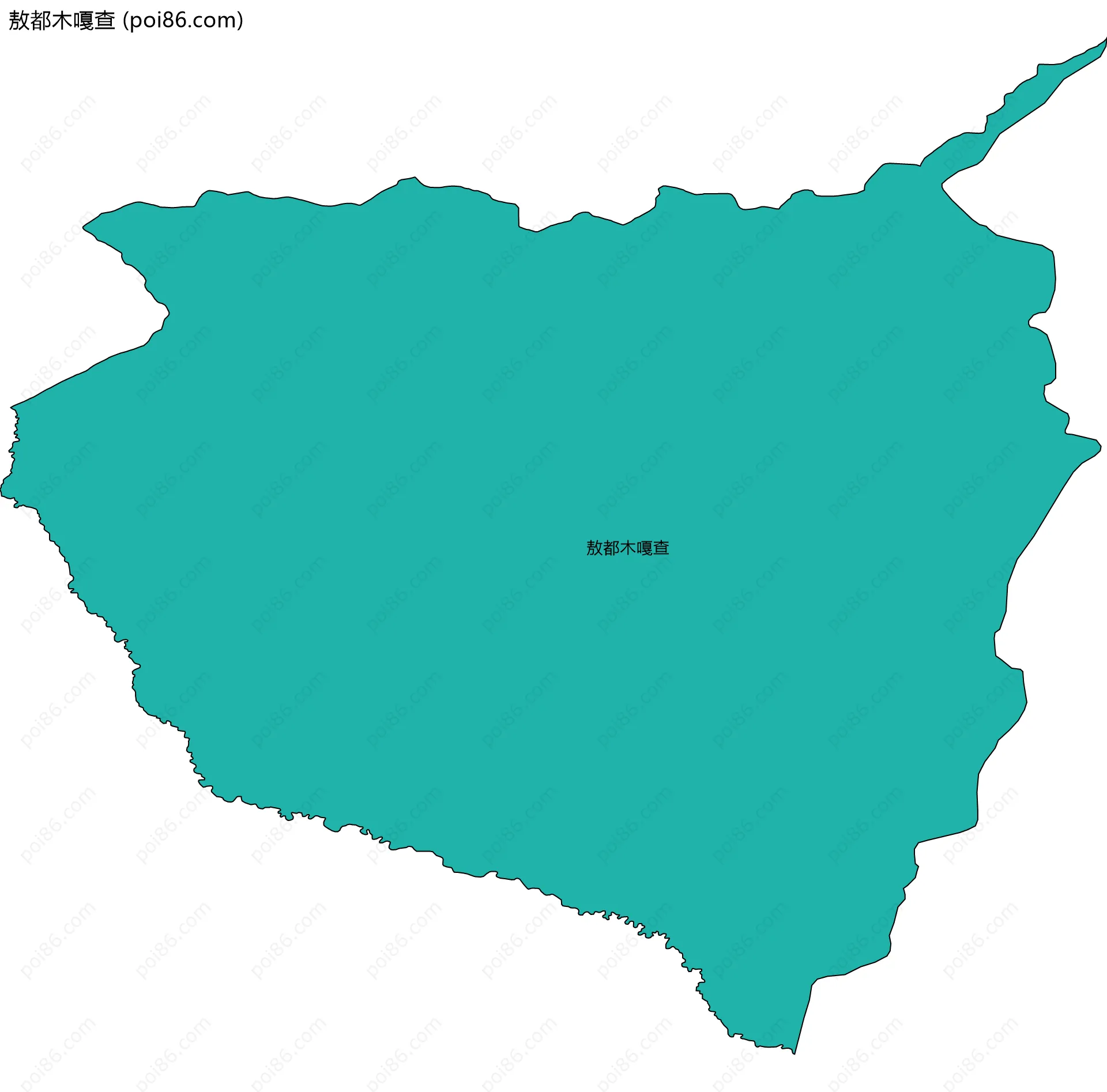 敖都木嘎查边界地图