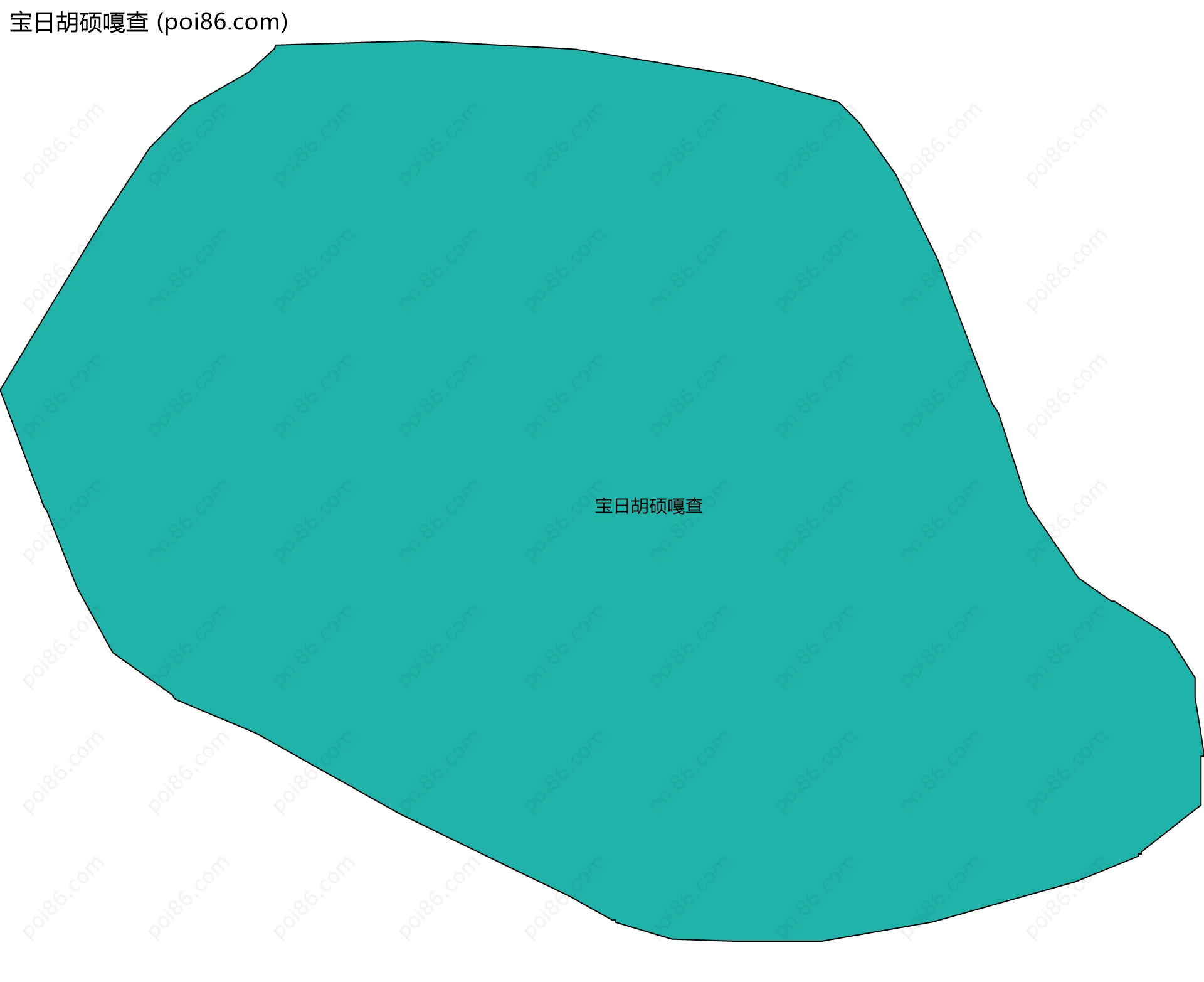 宝日胡硕嘎查边界地图