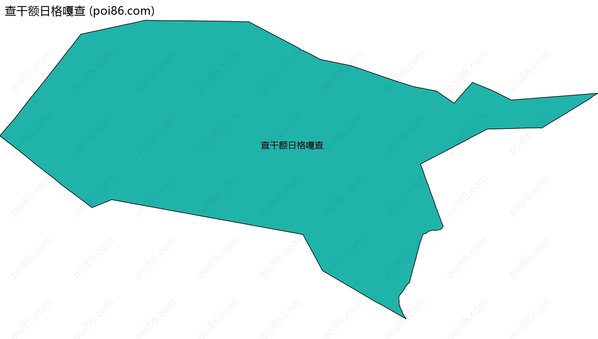 查干额日格嘎查边界地图