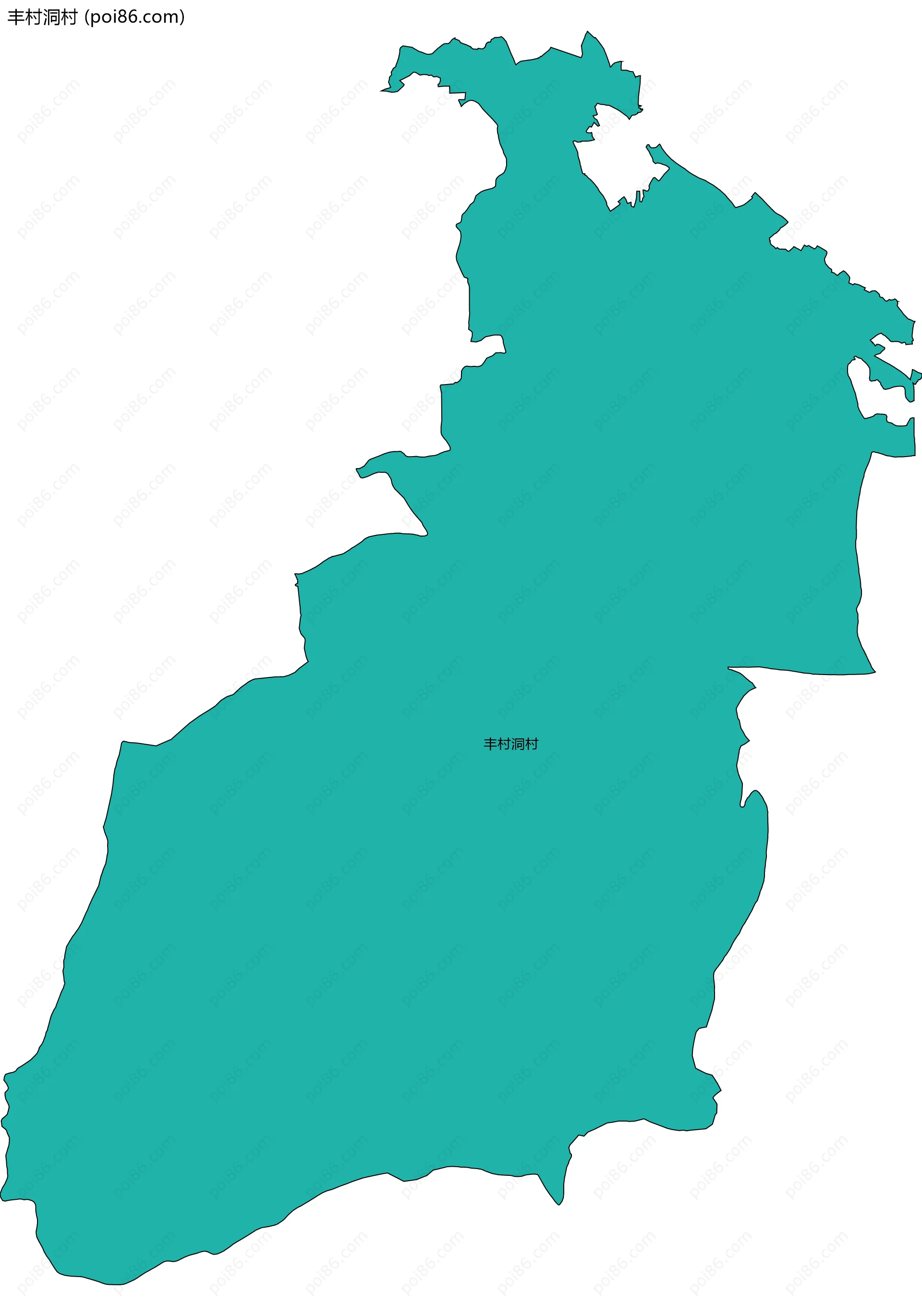 丰村洞村边界地图