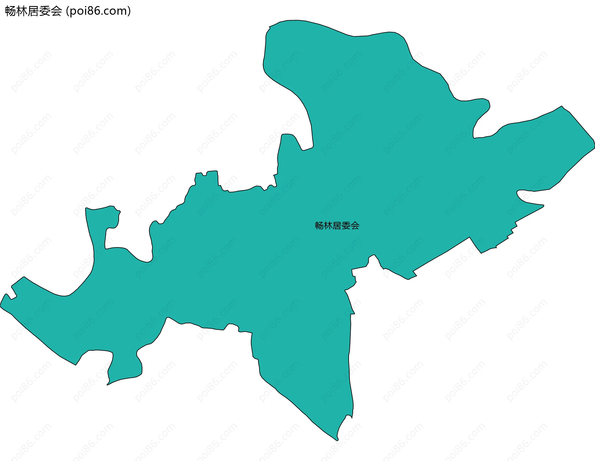 畅林居委会边界地图