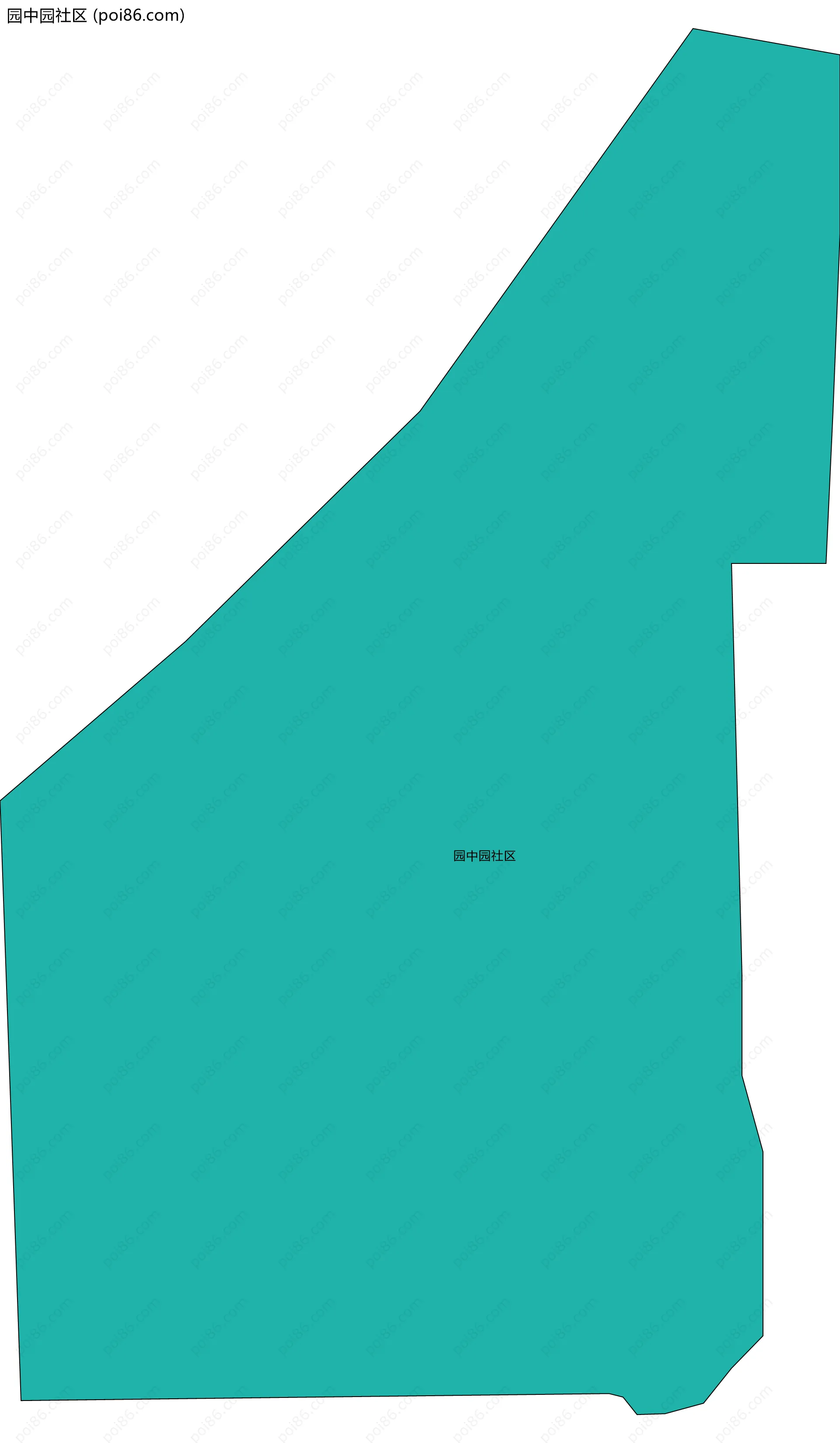园中园社区边界地图