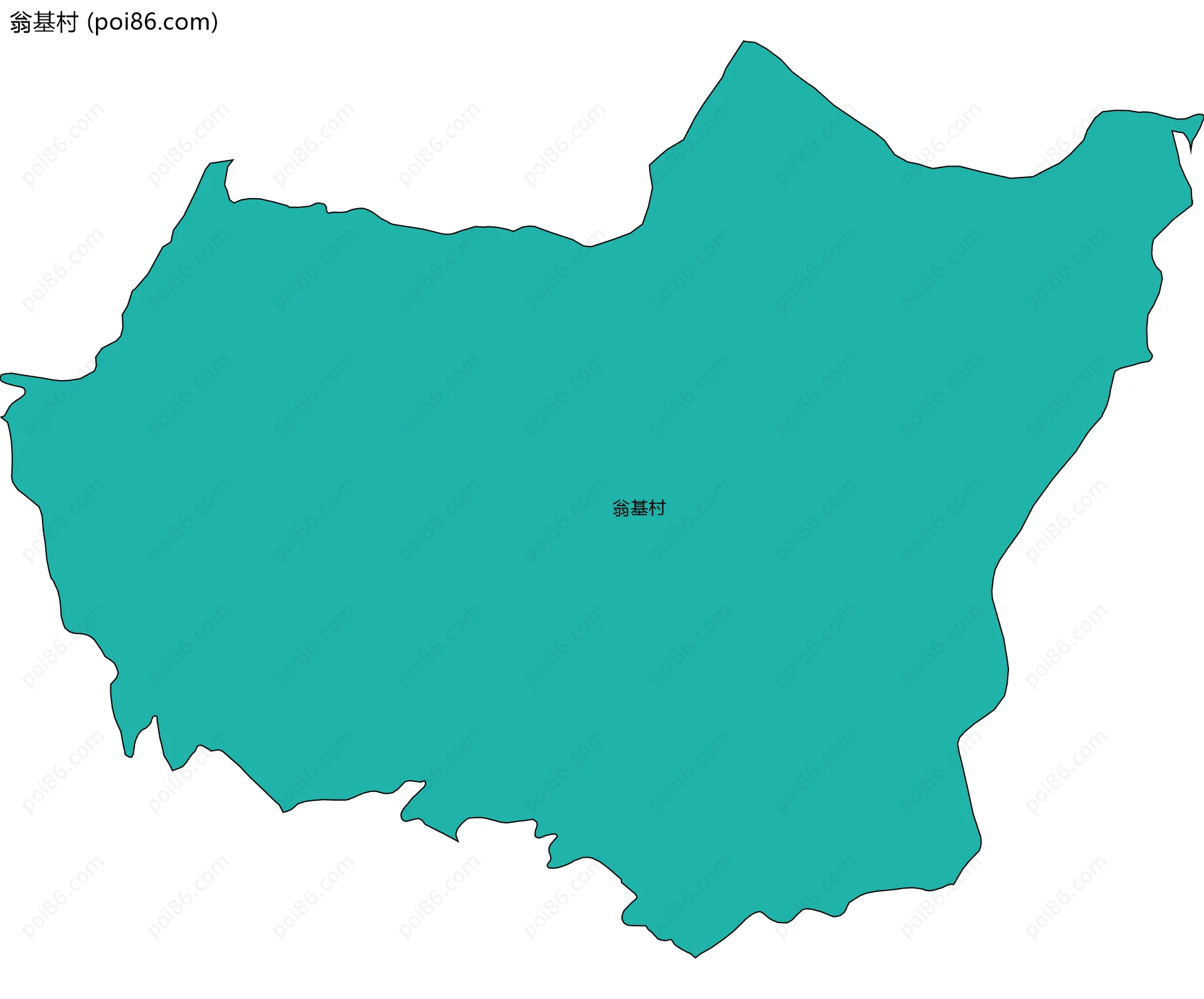 翁基村边界地图