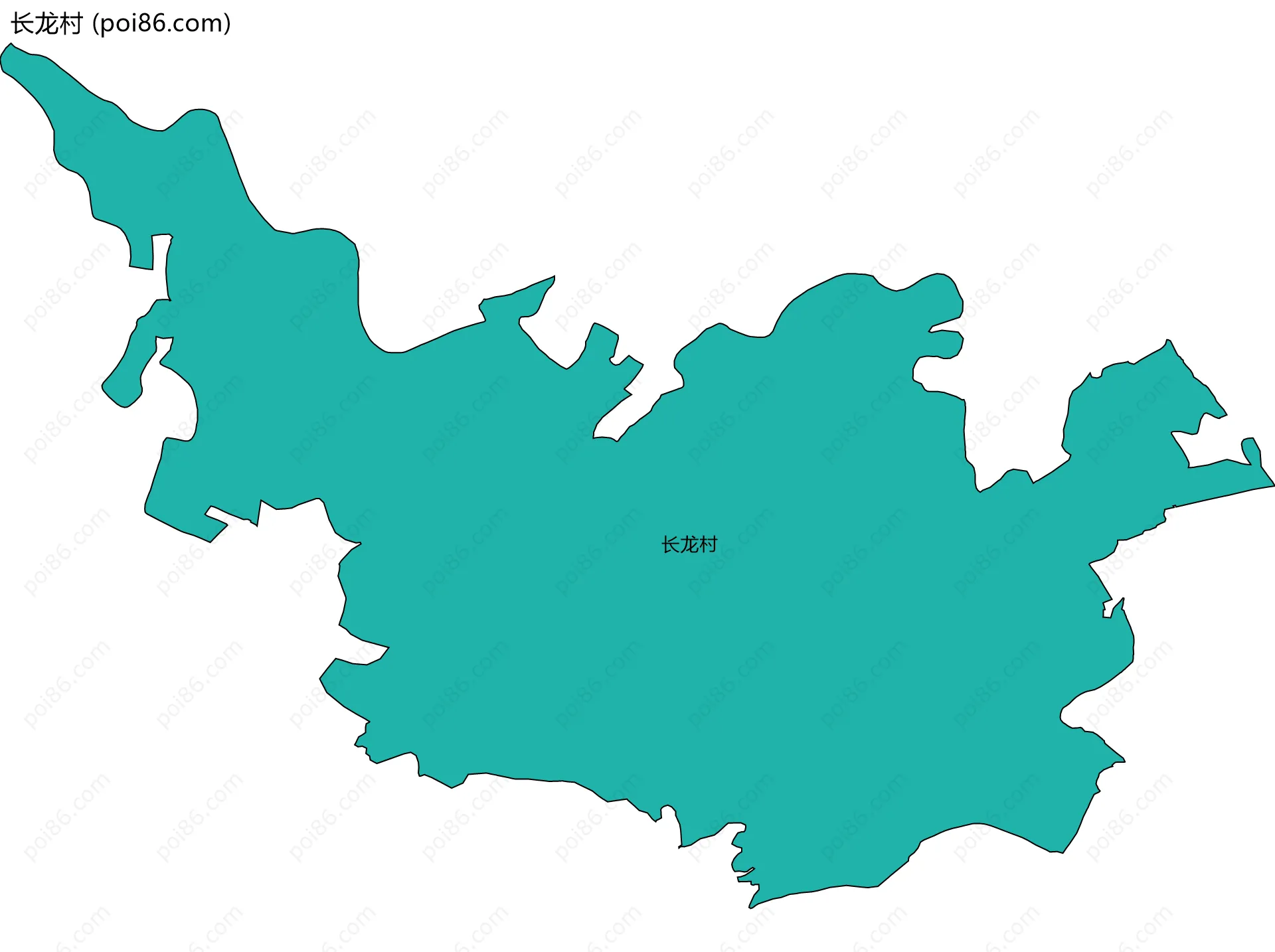 长龙村边界地图