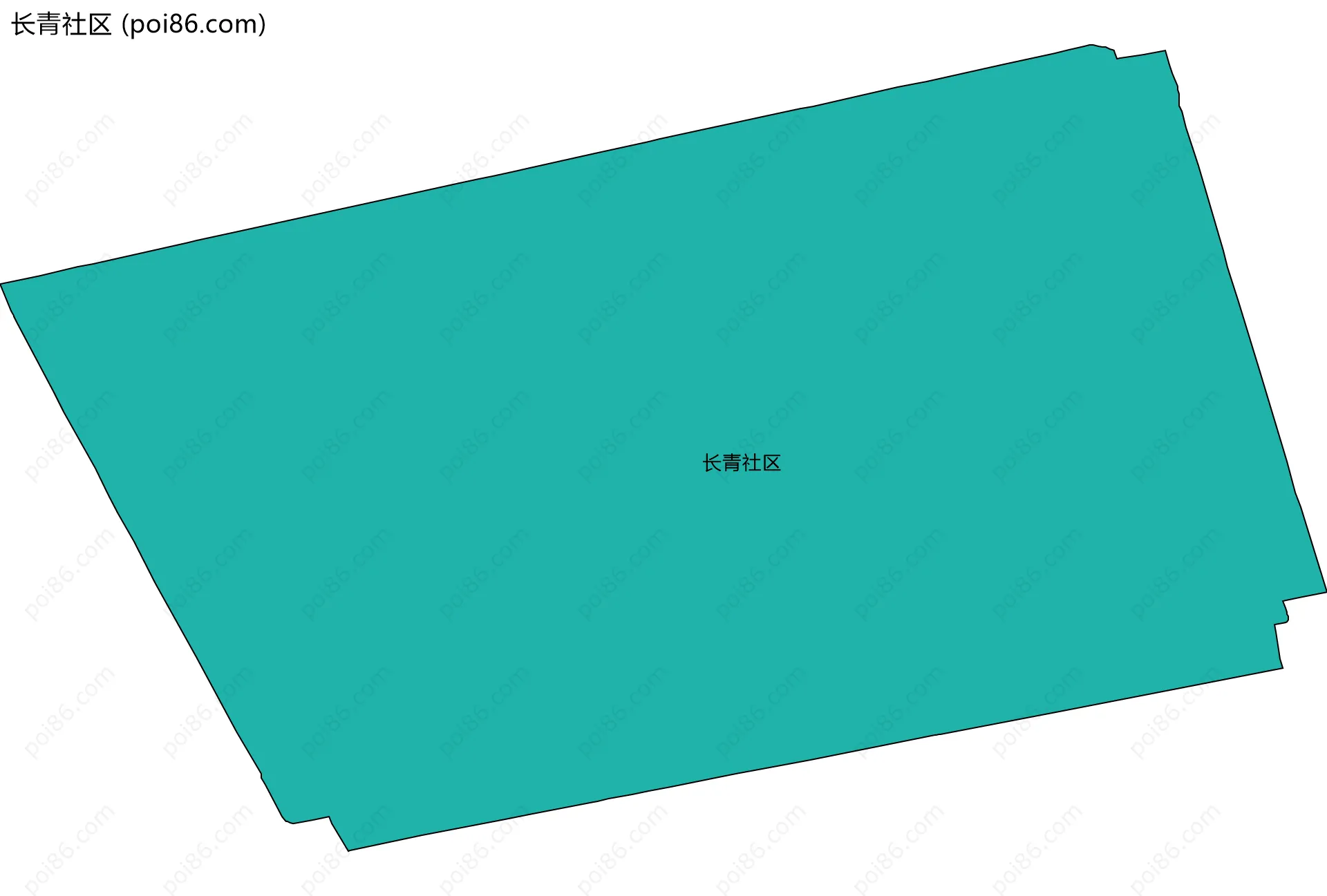 长青社区边界地图