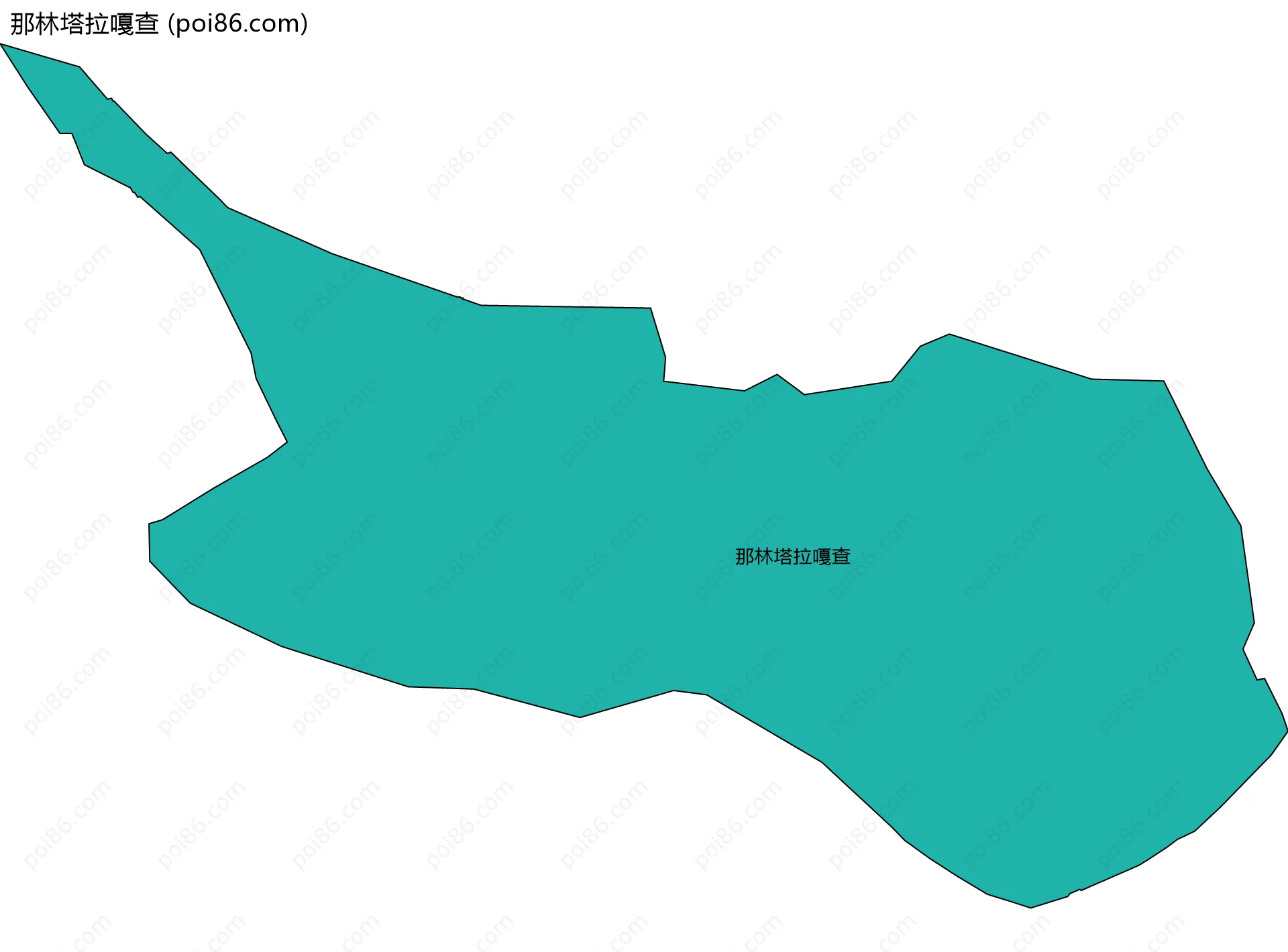 那林塔拉嘎查边界地图