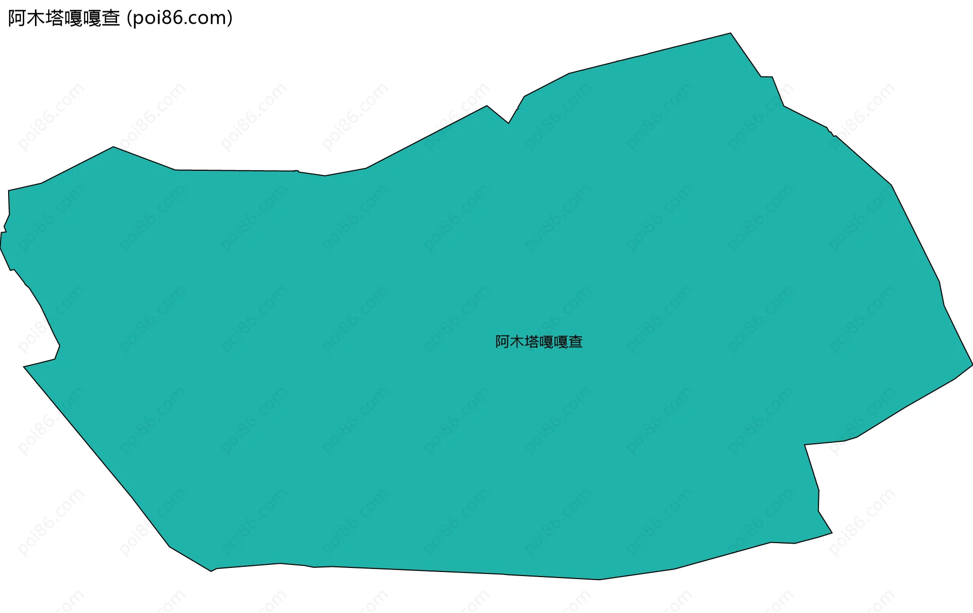 阿木塔嘎嘎查边界地图