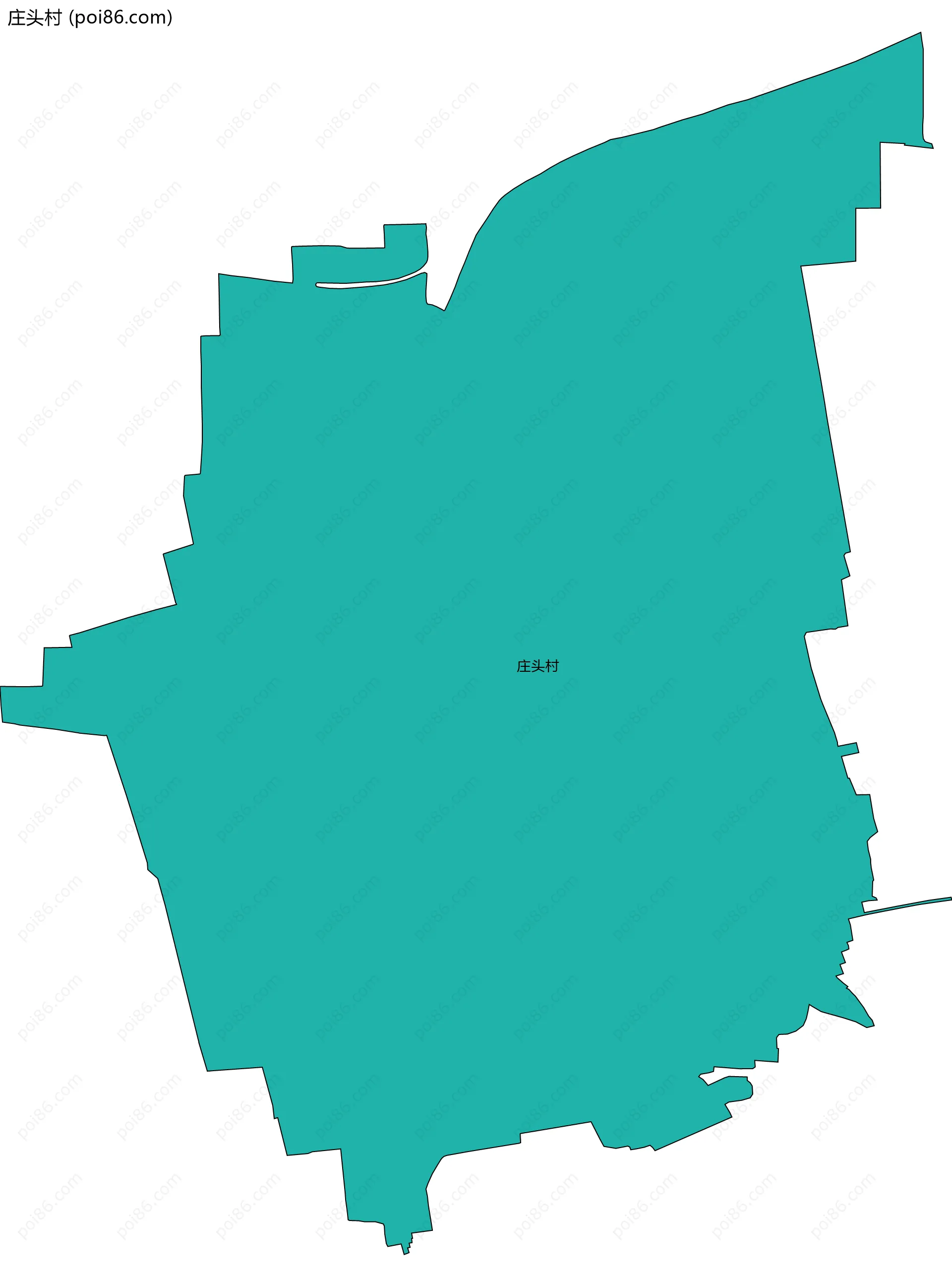 庄头村边界地图