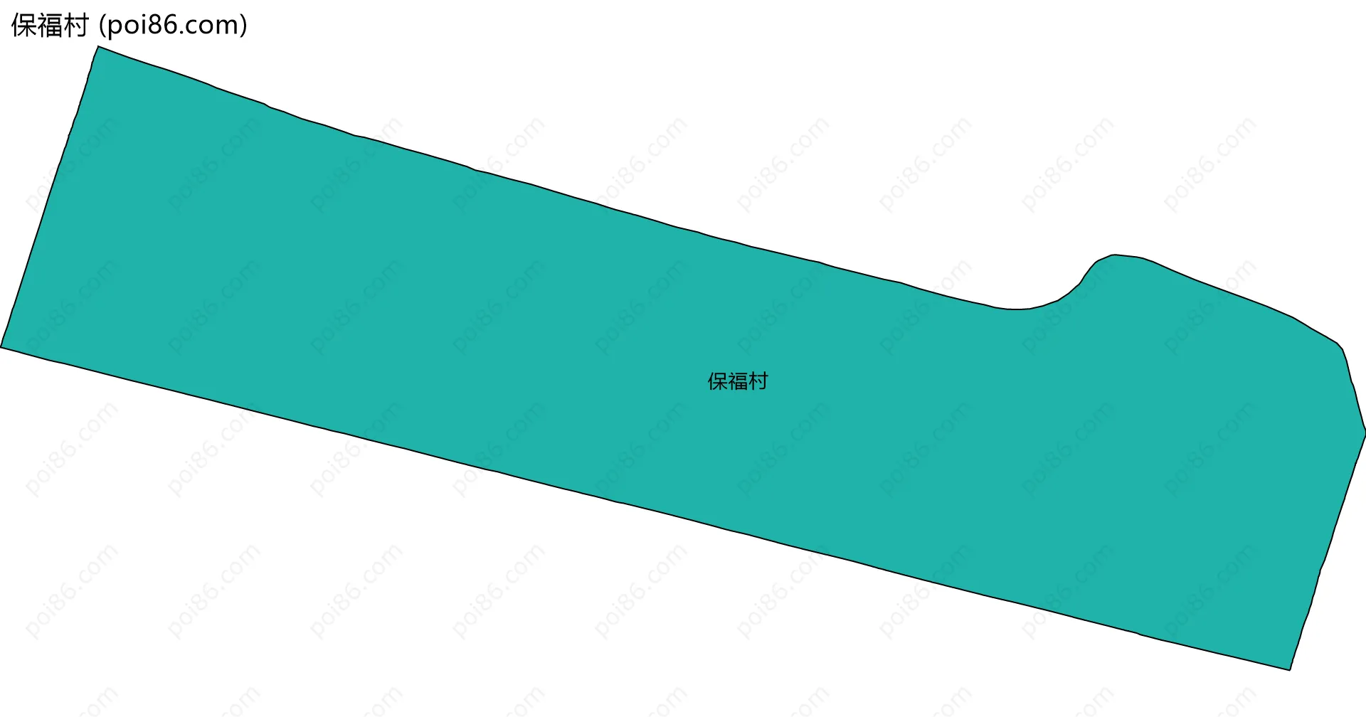 保福村边界地图