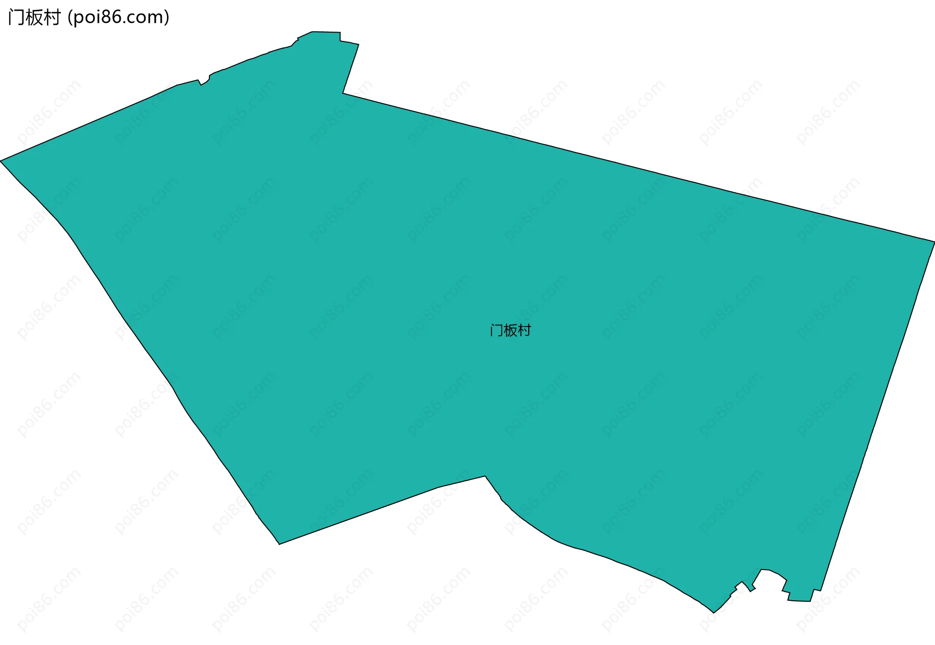 门板村边界地图