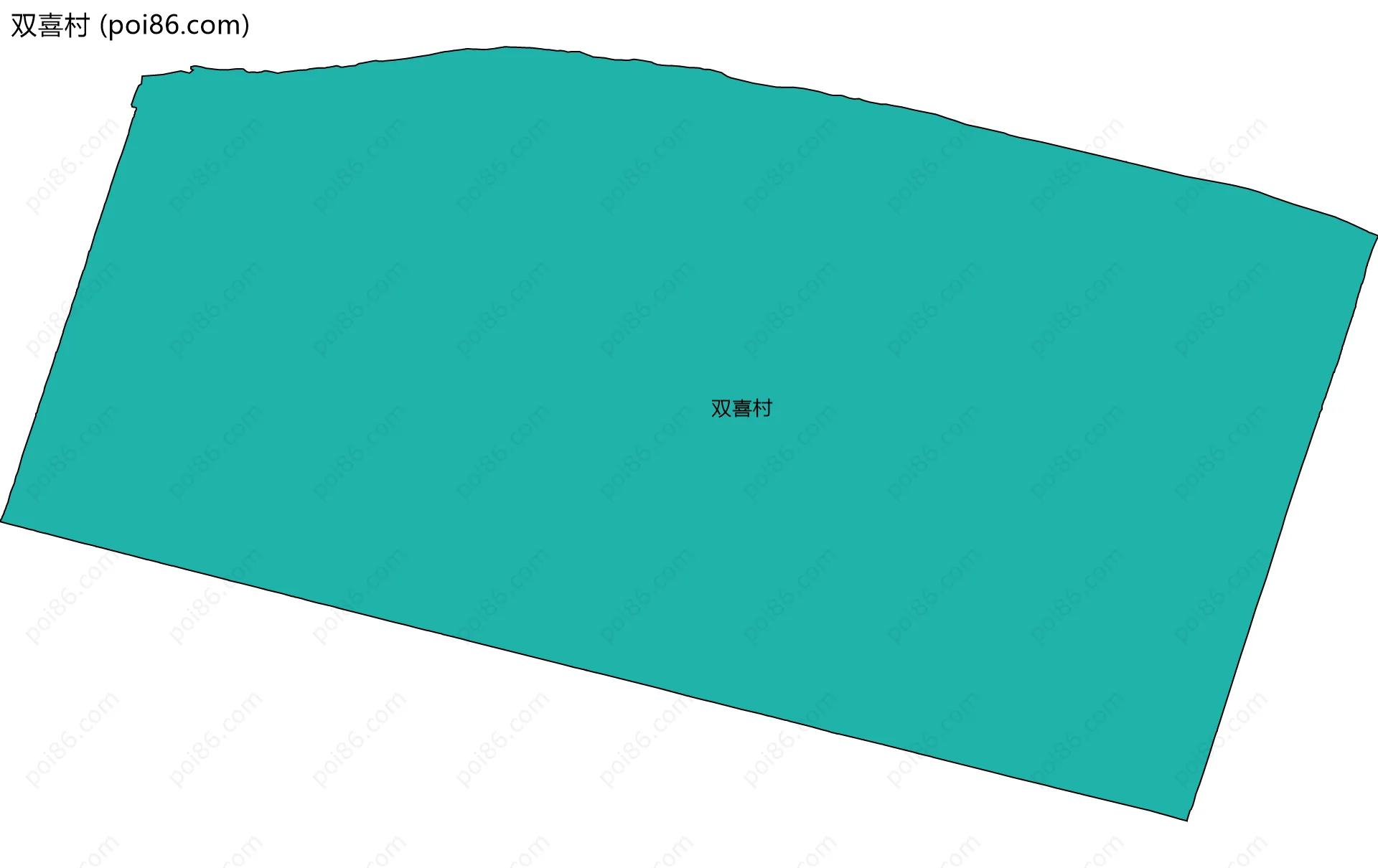 双喜村边界地图