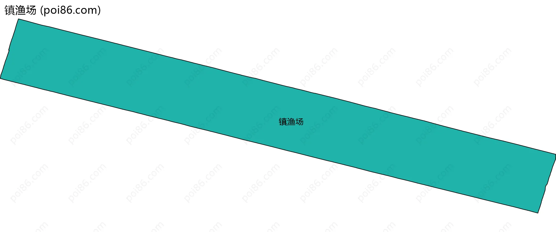 镇渔场边界地图