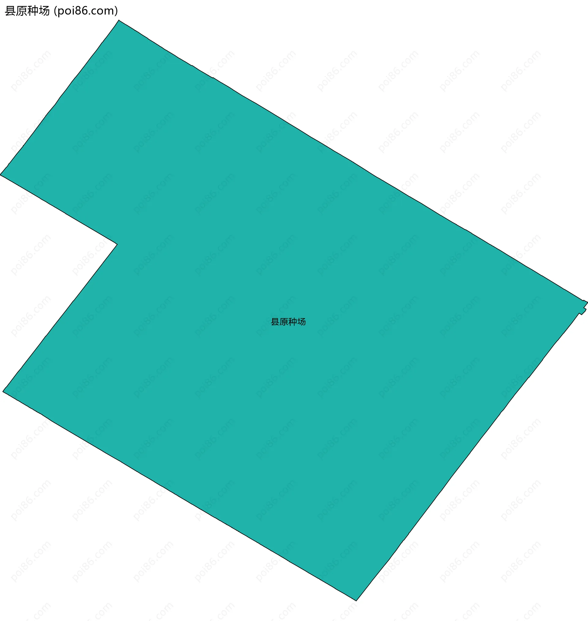 县原种场边界地图