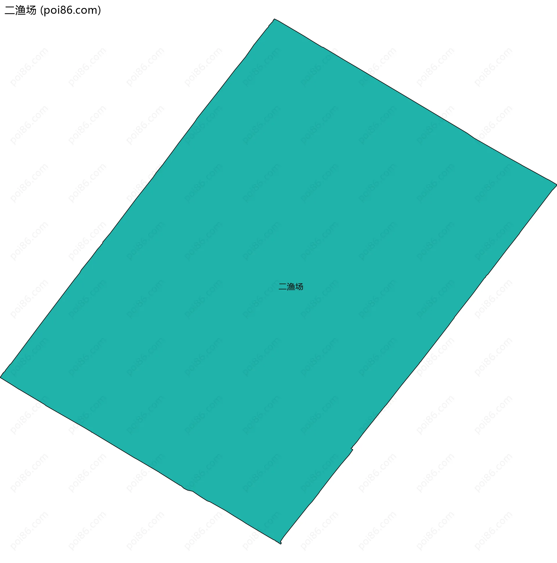 二渔场边界地图