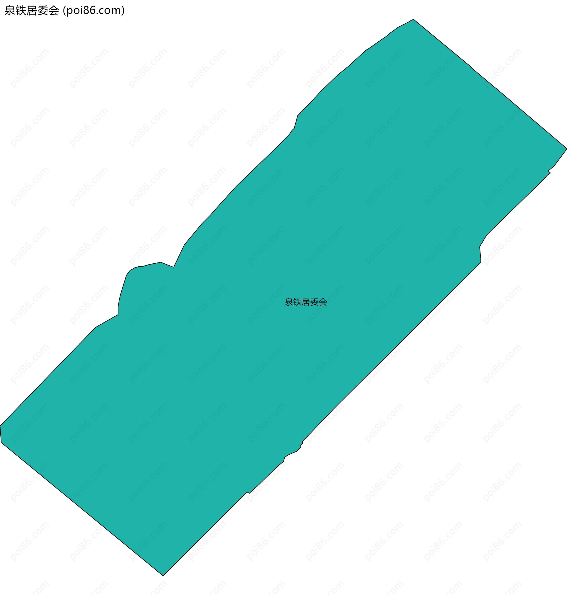 泉铁居委会边界地图