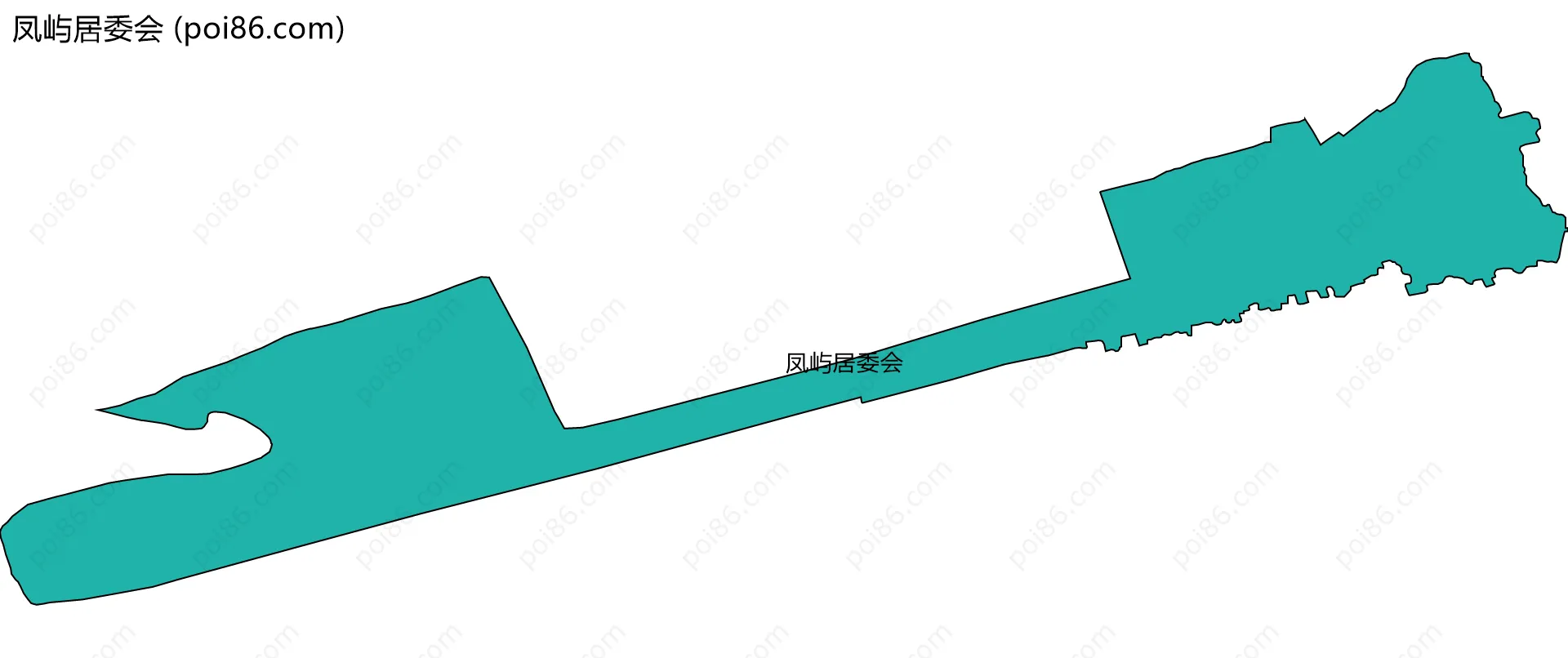 凤屿居委会边界地图