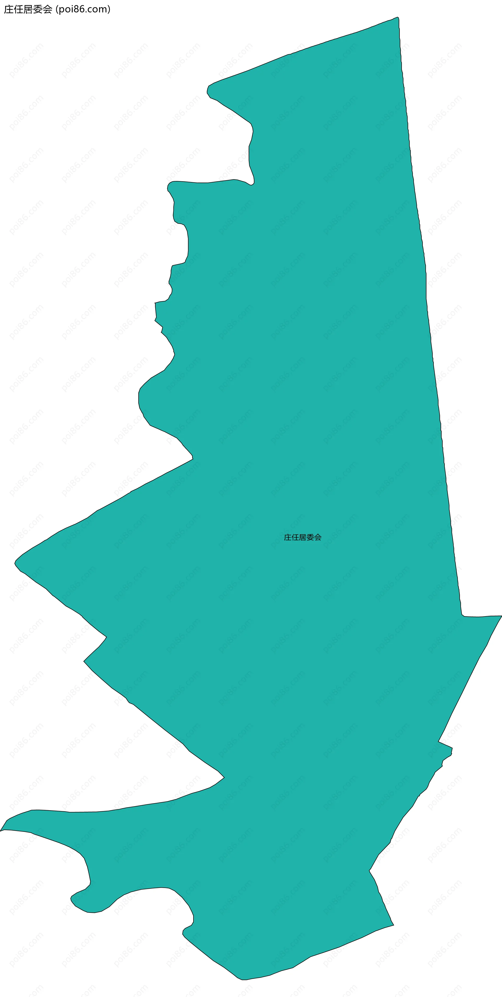 庄任居委会边界地图