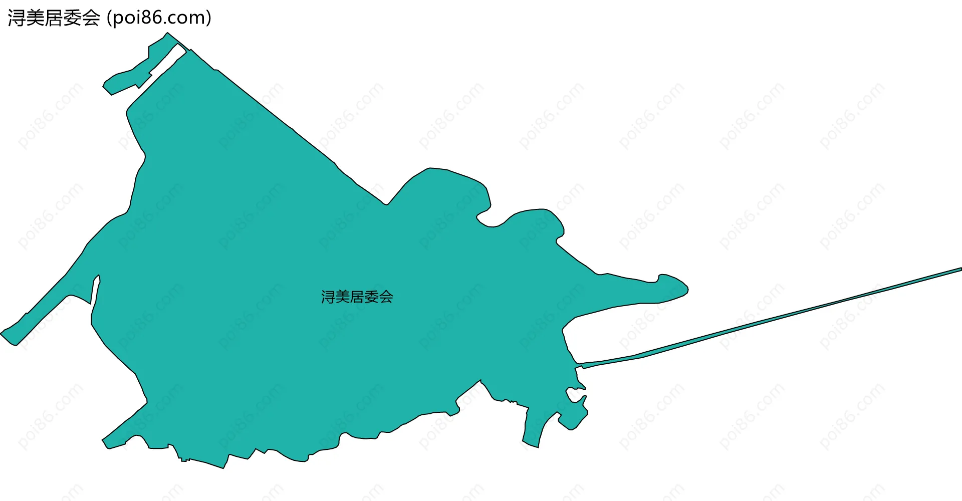 浔美居委会边界地图