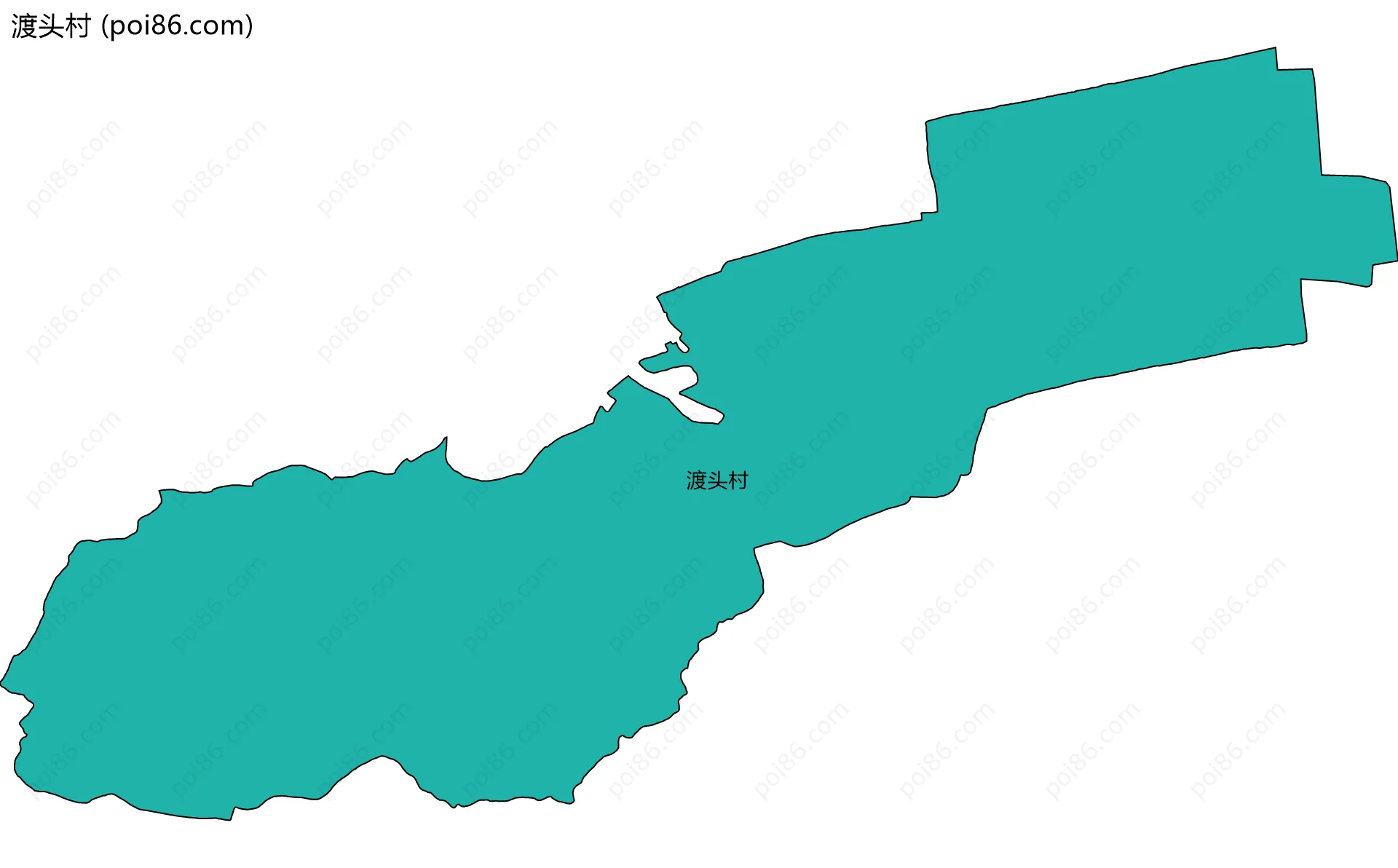 渡头村边界地图