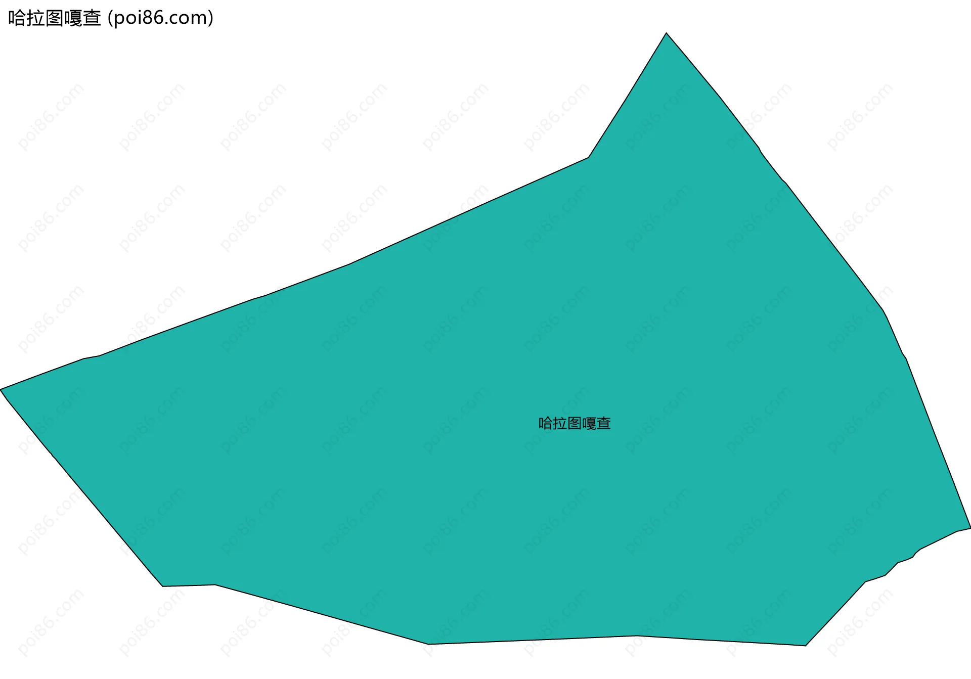 哈拉图嘎查边界地图