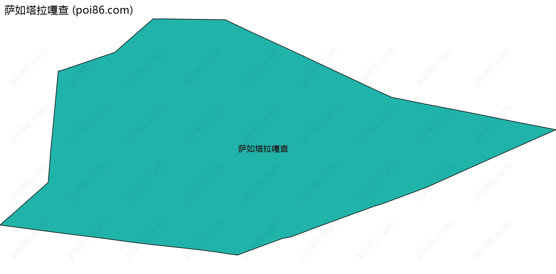 萨如塔拉嘎查边界地图