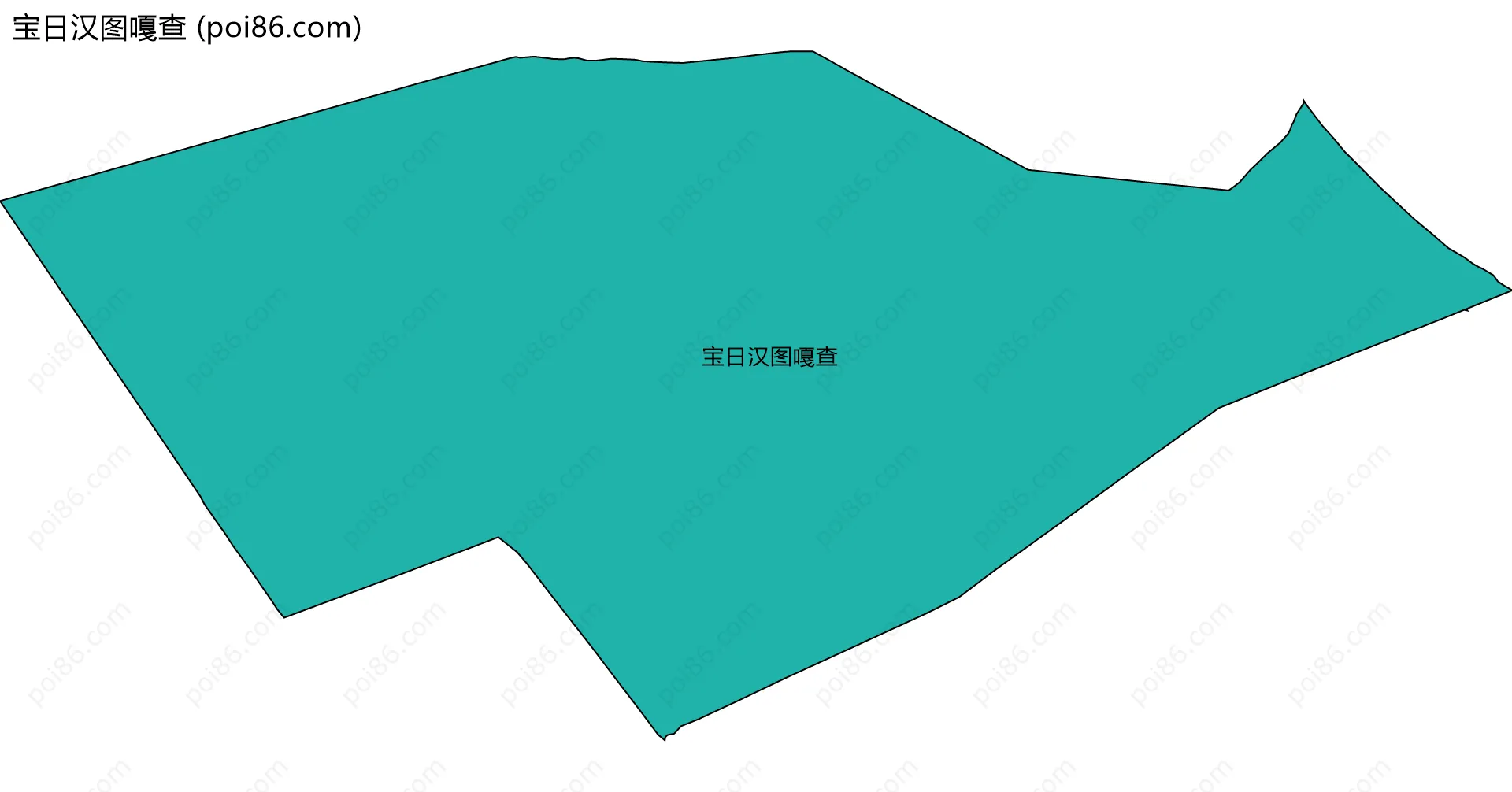 宝日汉图嘎查边界地图