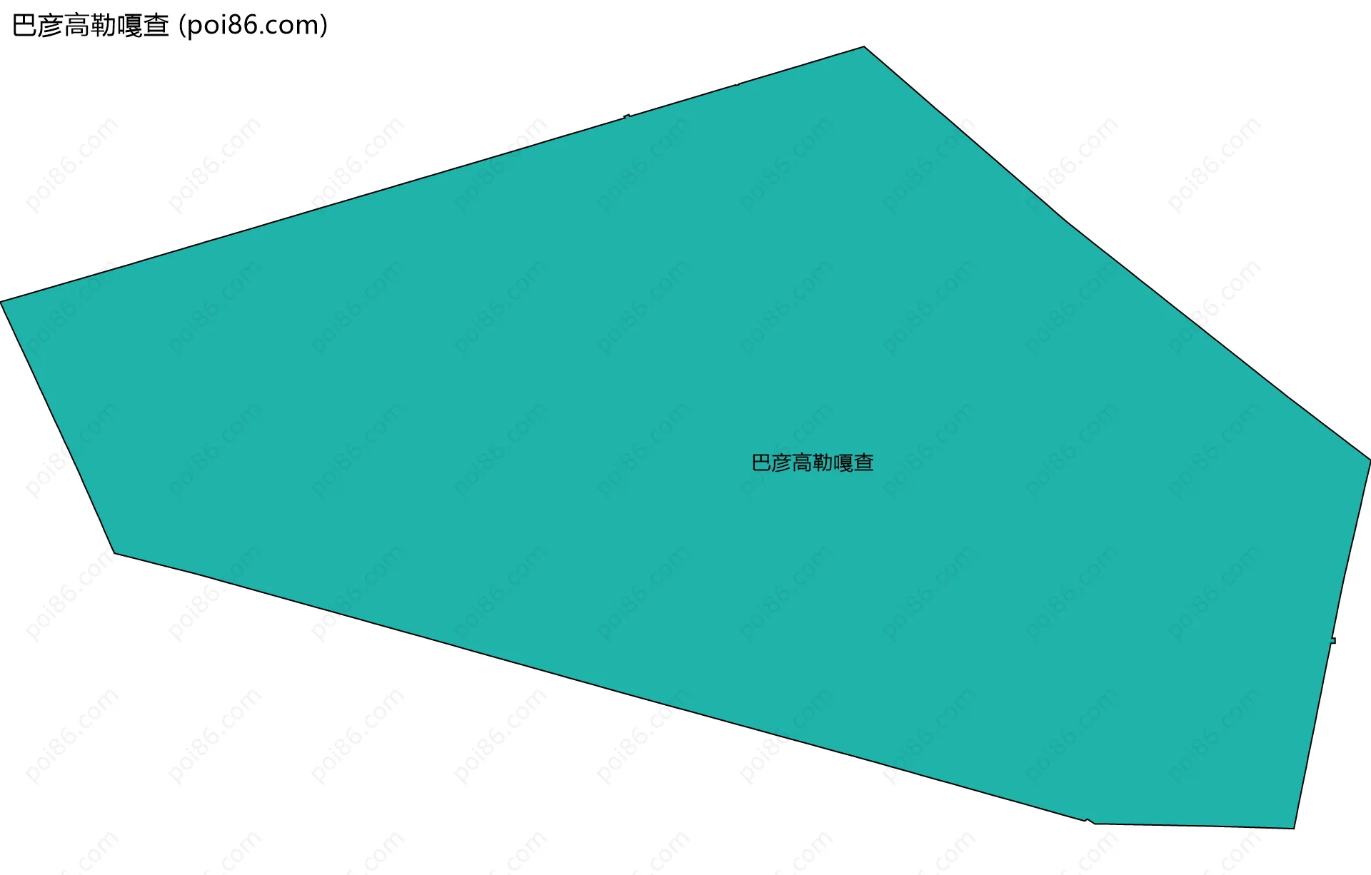 巴彦高勒嘎查边界地图