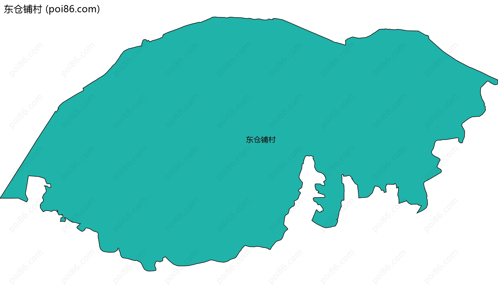 东仓铺村边界地图