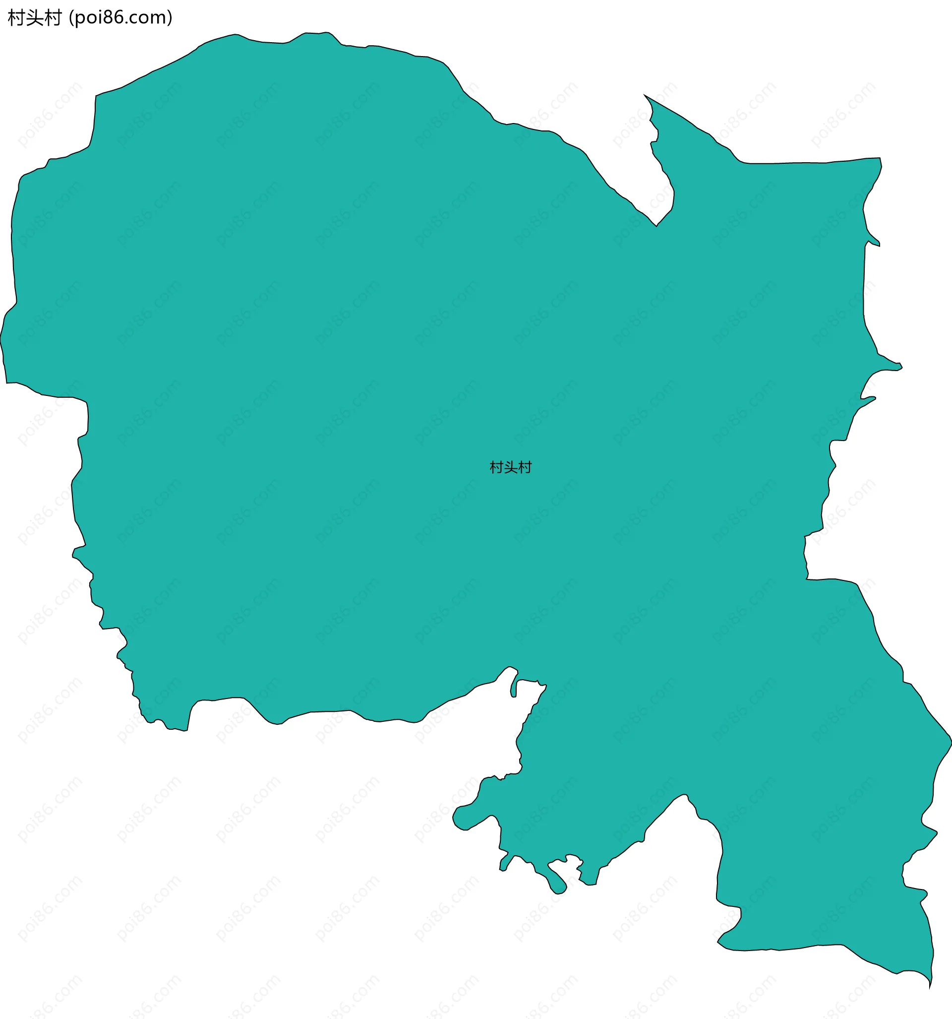 村头村边界地图