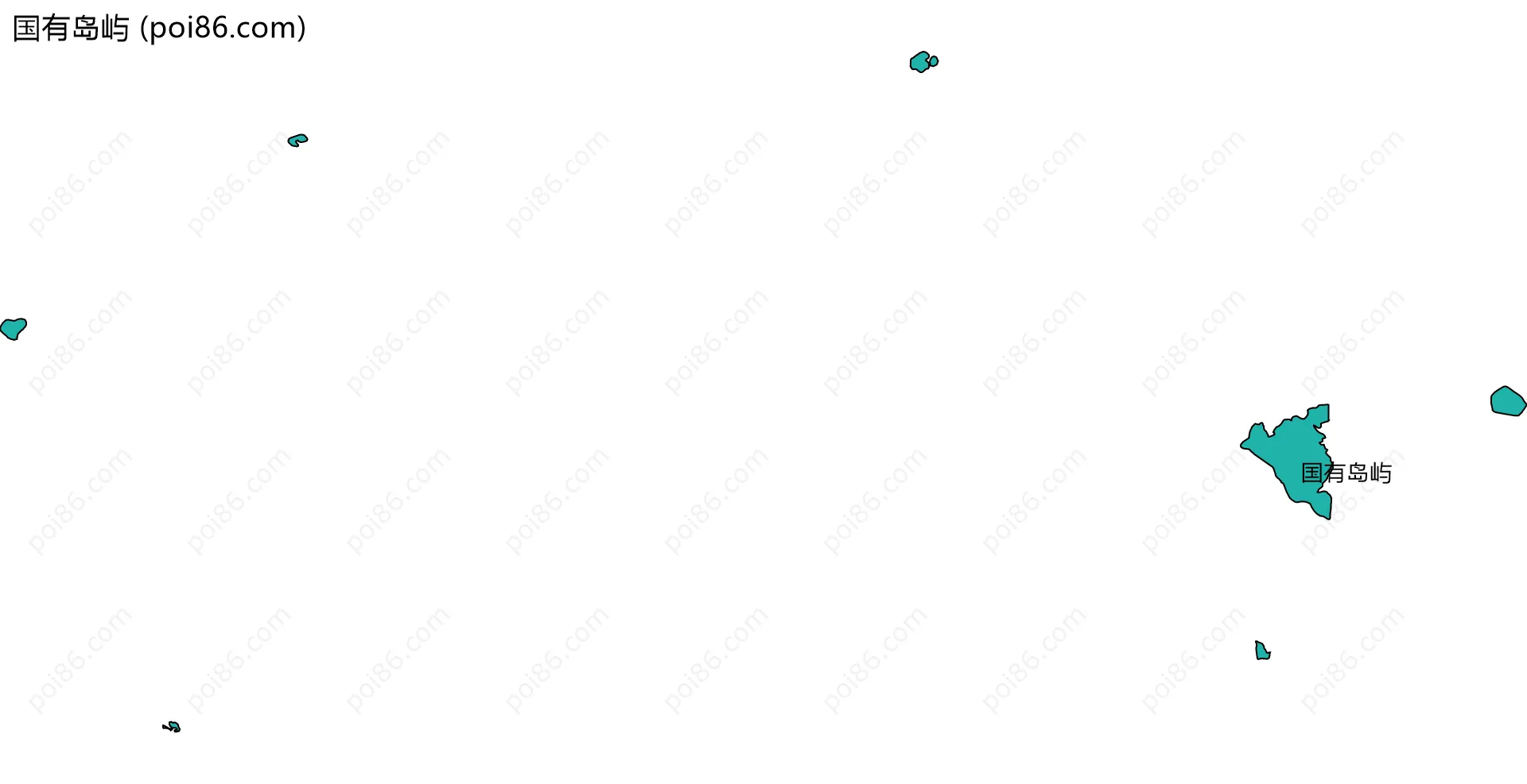 国有岛屿边界地图