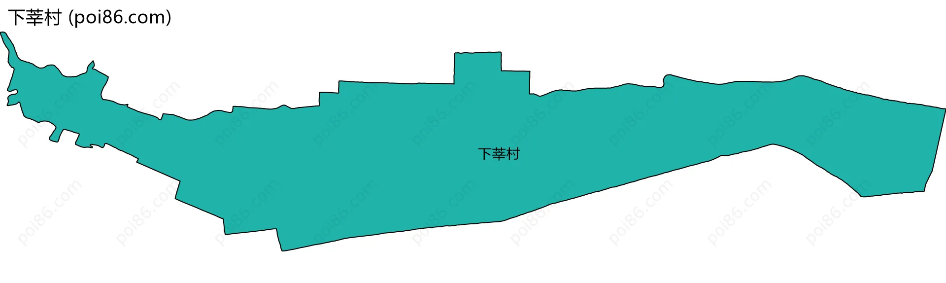 下莘村边界地图