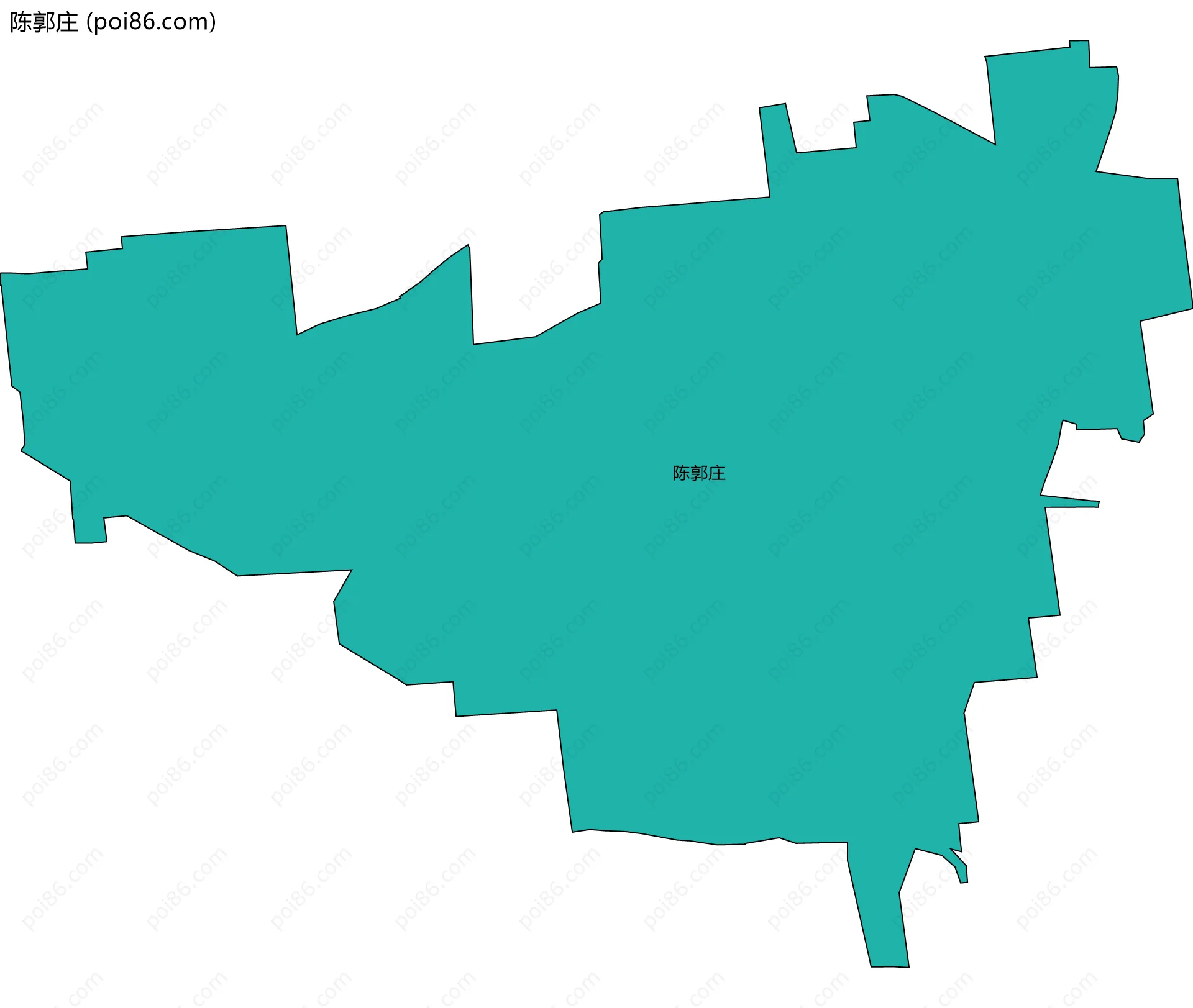 陈郭庄边界地图