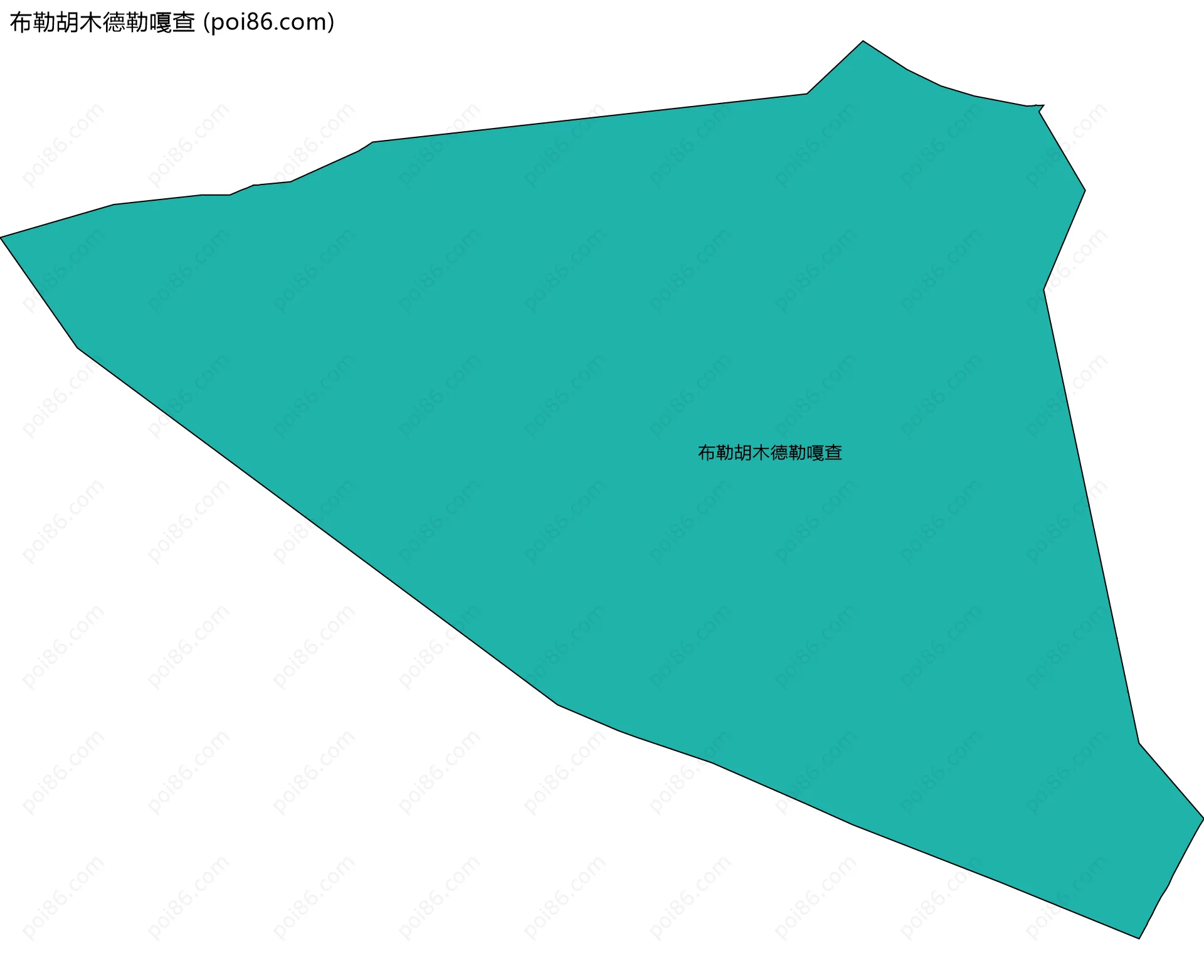 布勒胡木德勒嘎查边界地图